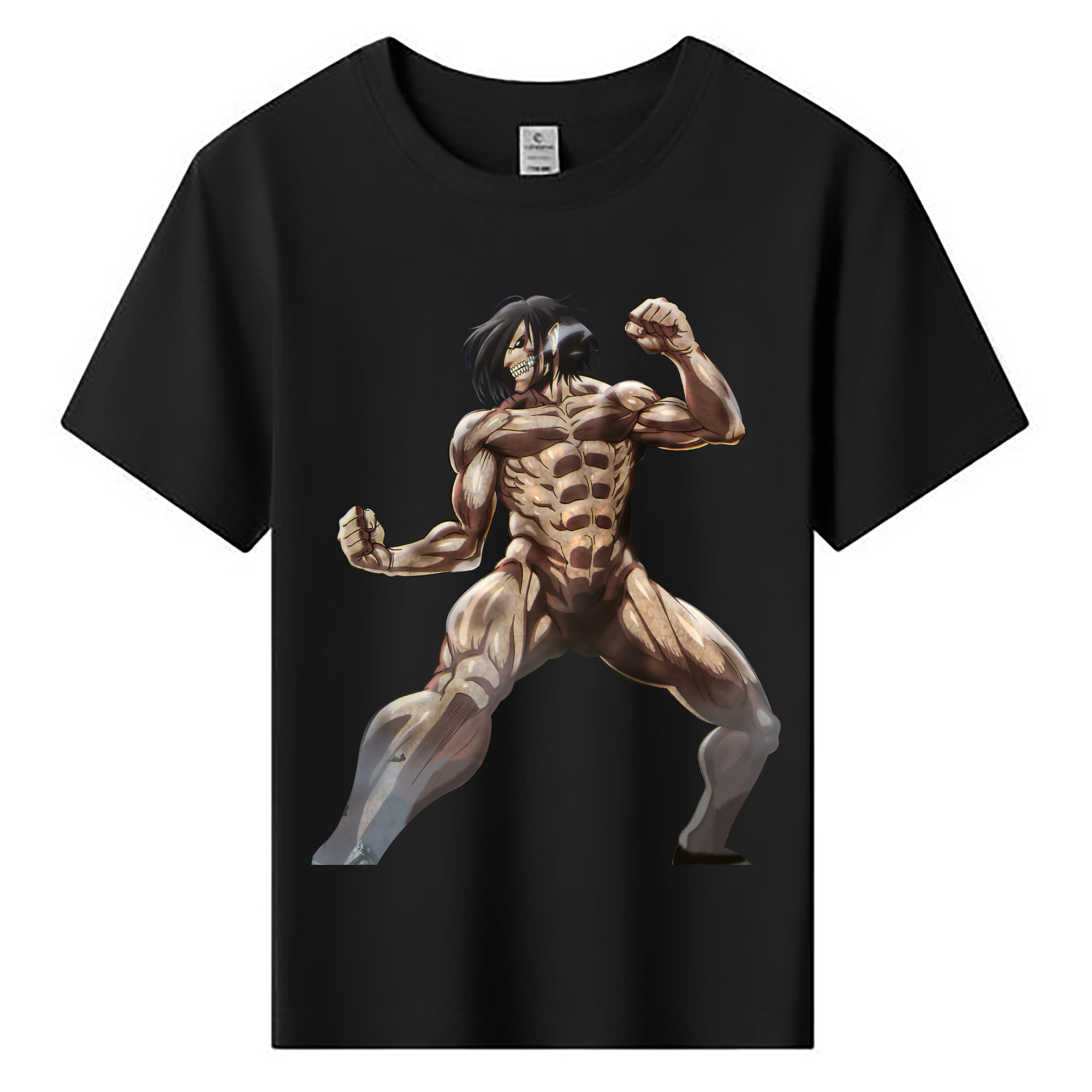 （画像用） 進撃の巨人 Attack on Titan 綿100％キッズTシャツ（フロントプリント）