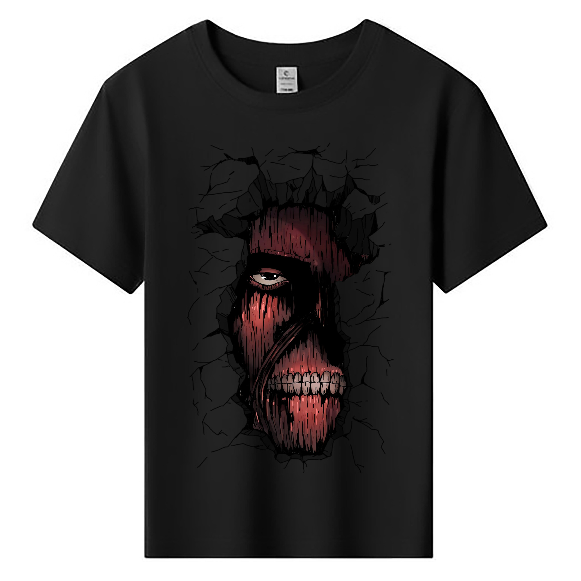 （画像用） 進撃の巨人 Attack on Titan 綿100％キッズTシャツ（フロントプリント）