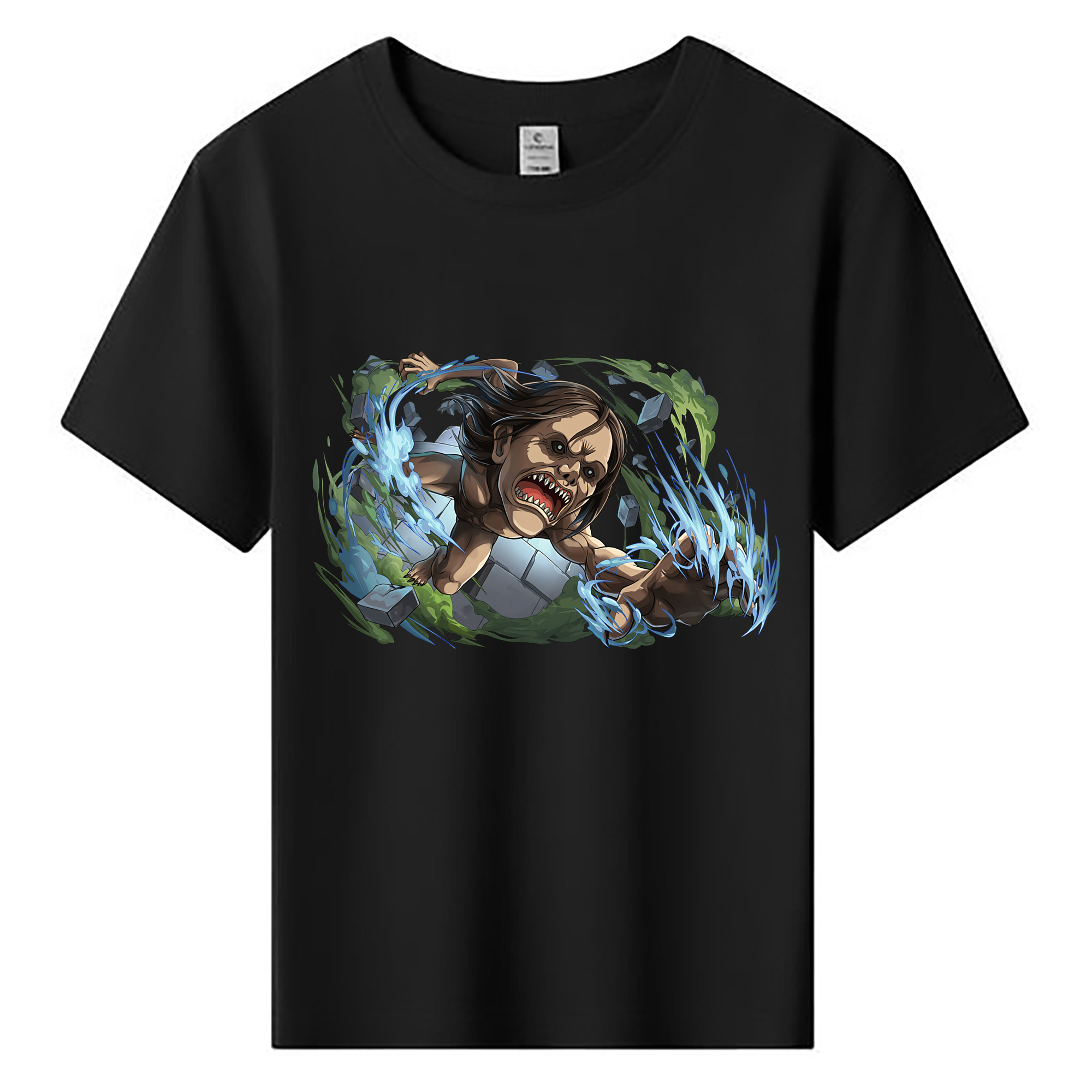 （画像用） 進撃の巨人 Attack on Titan 綿100％キッズTシャツ（フロントプリント）