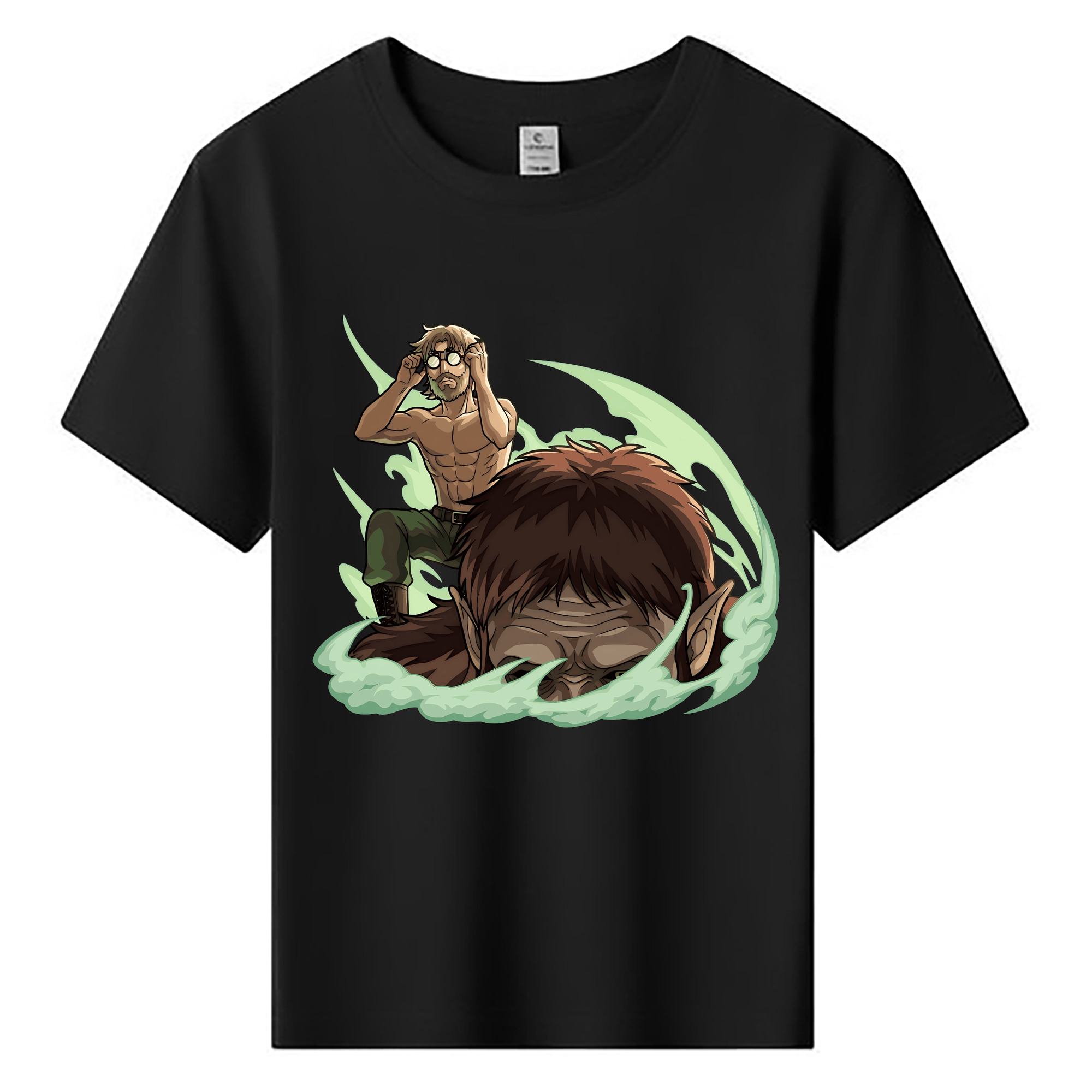 （画像用） 進撃の巨人 Attack on Titan 綿100％キッズTシャツ（フロントプリント）