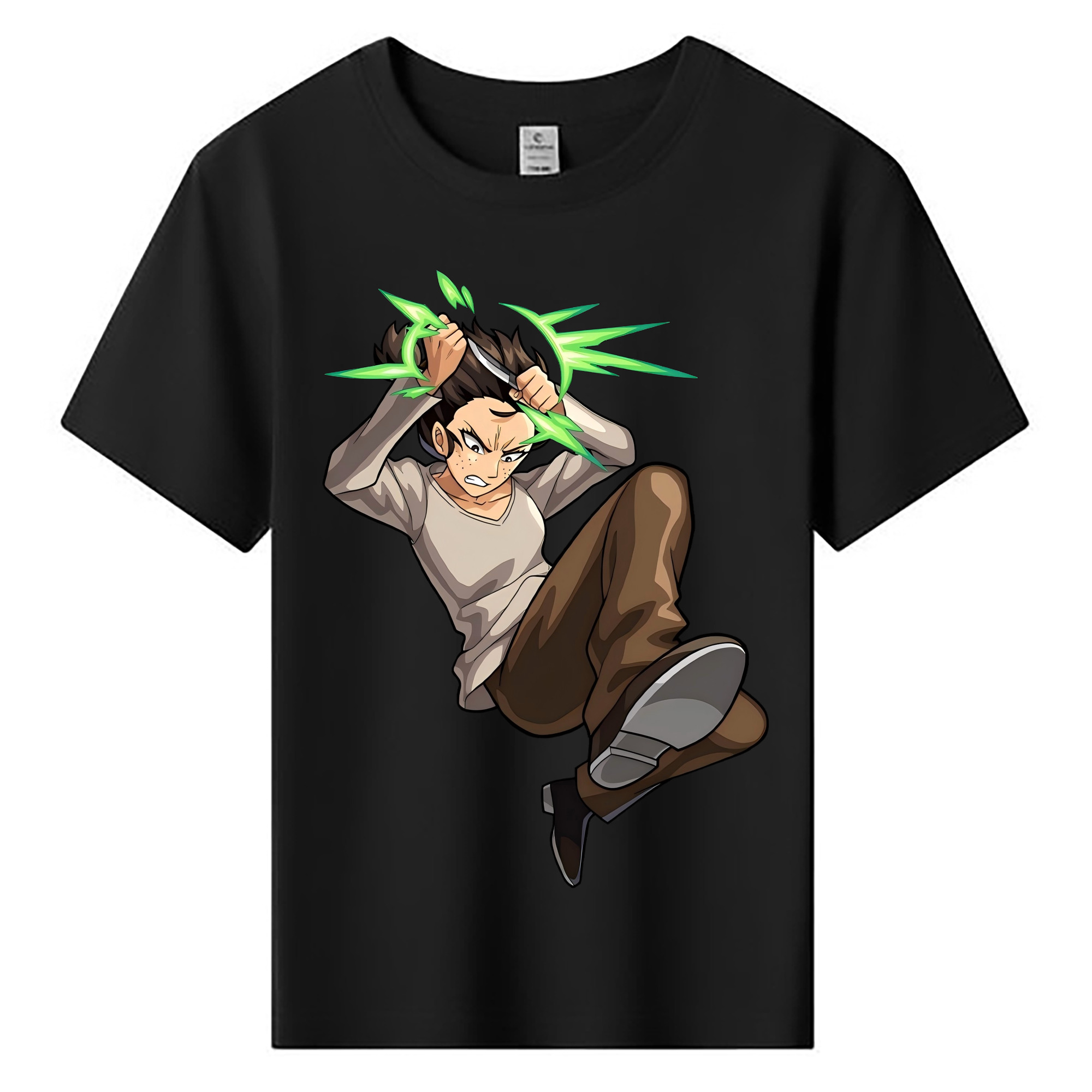 （画像用） 進撃の巨人 Attack on Titan 綿100％キッズTシャツ（フロントプリント）