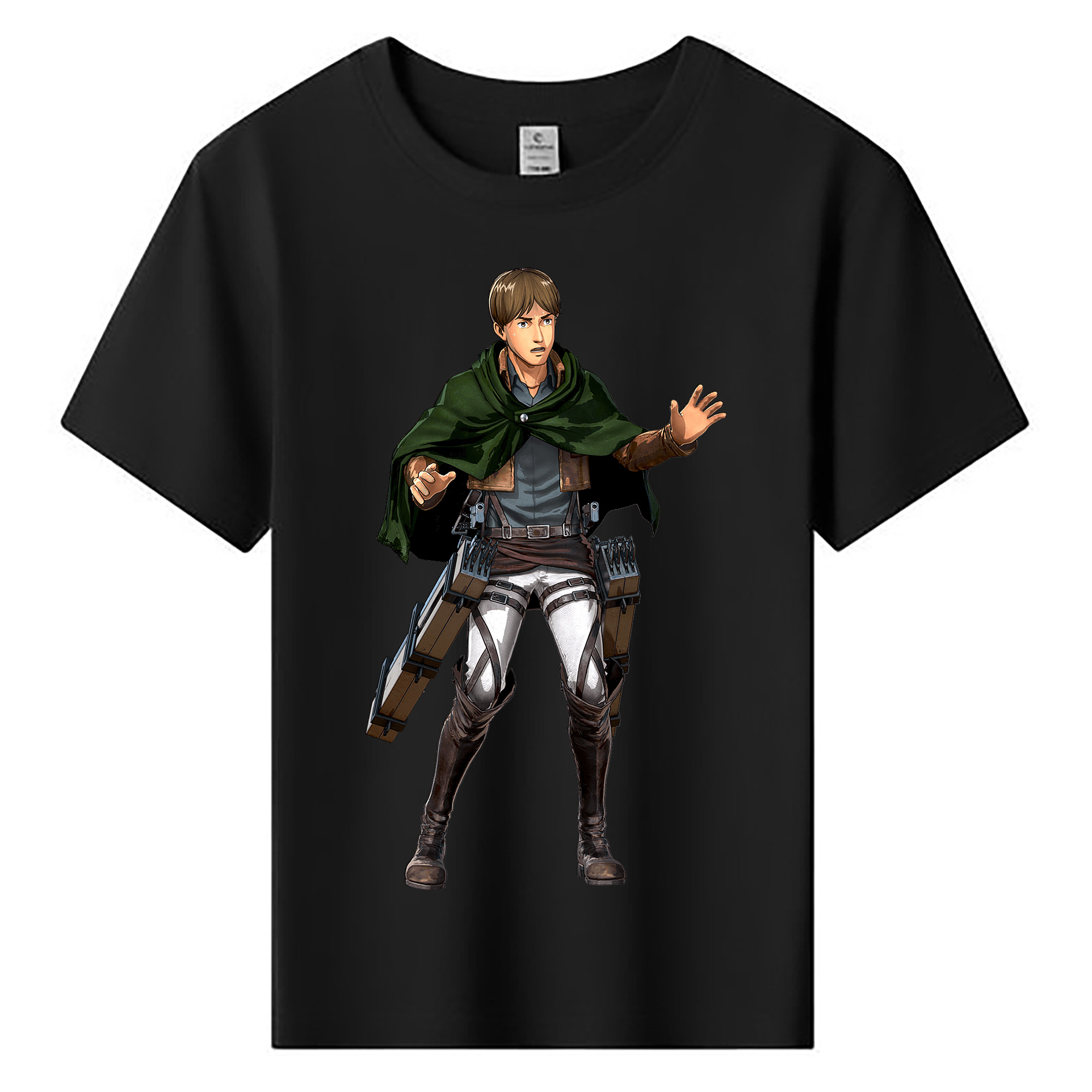 （画像用） 進撃の巨人 Attack on Titan 綿100％キッズTシャツ（フロントプリント）