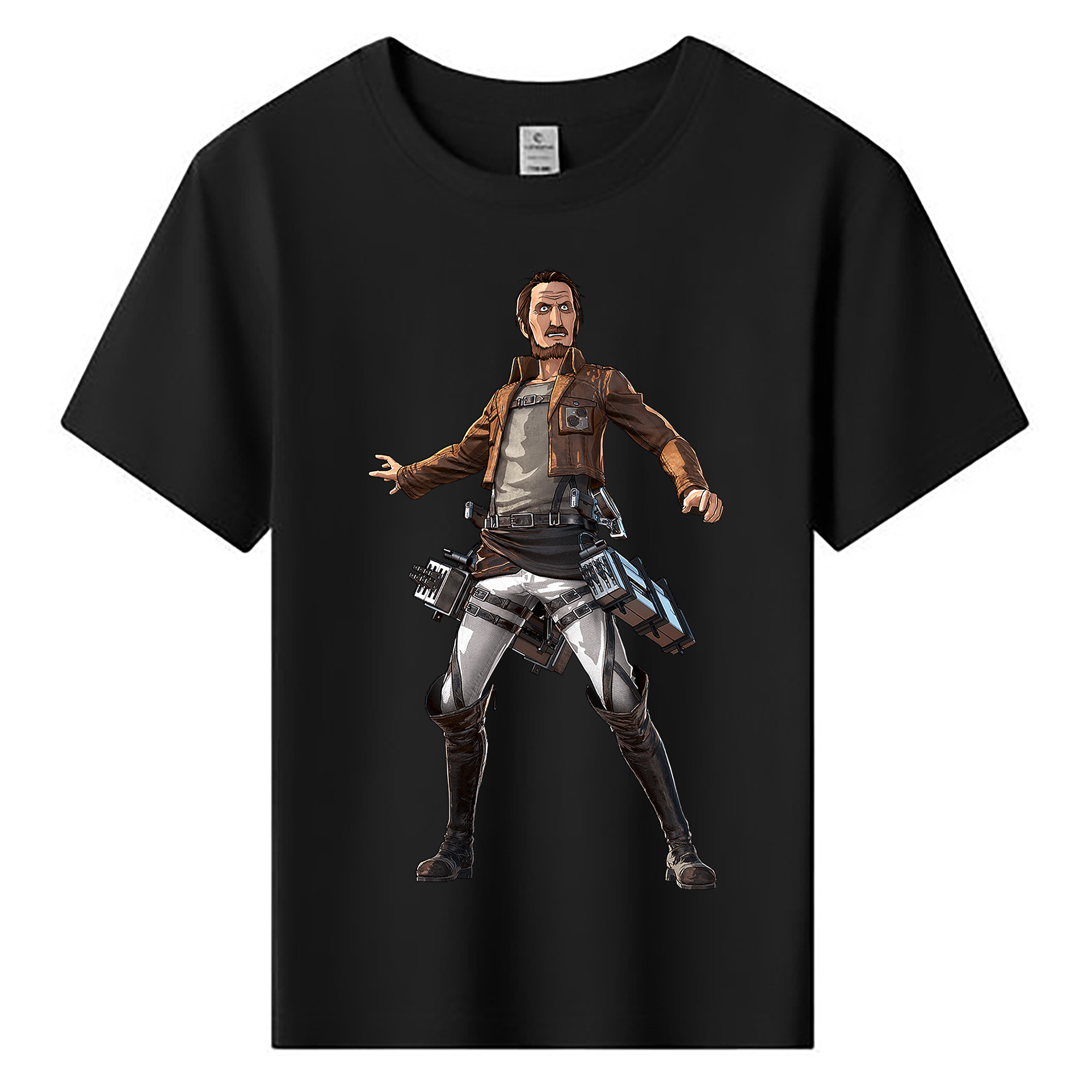 （画像用） 進撃の巨人 Attack on Titan 綿100％キッズTシャツ（フロントプリント）