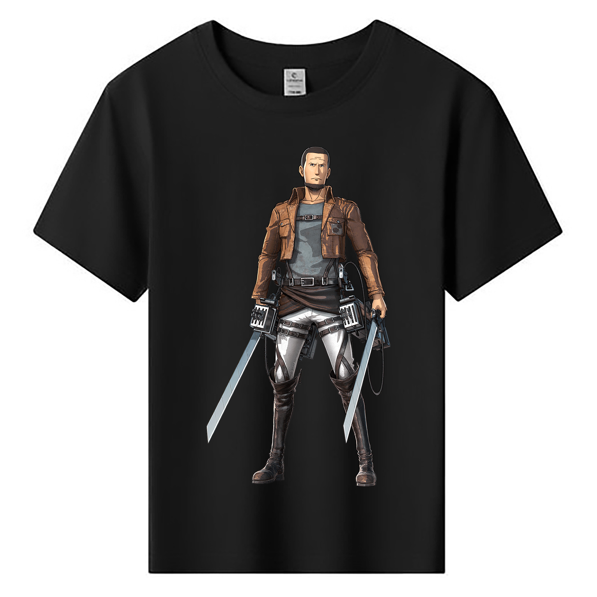 （画像用） 進撃の巨人 Attack on Titan 綿100％キッズTシャツ（フロントプリント）