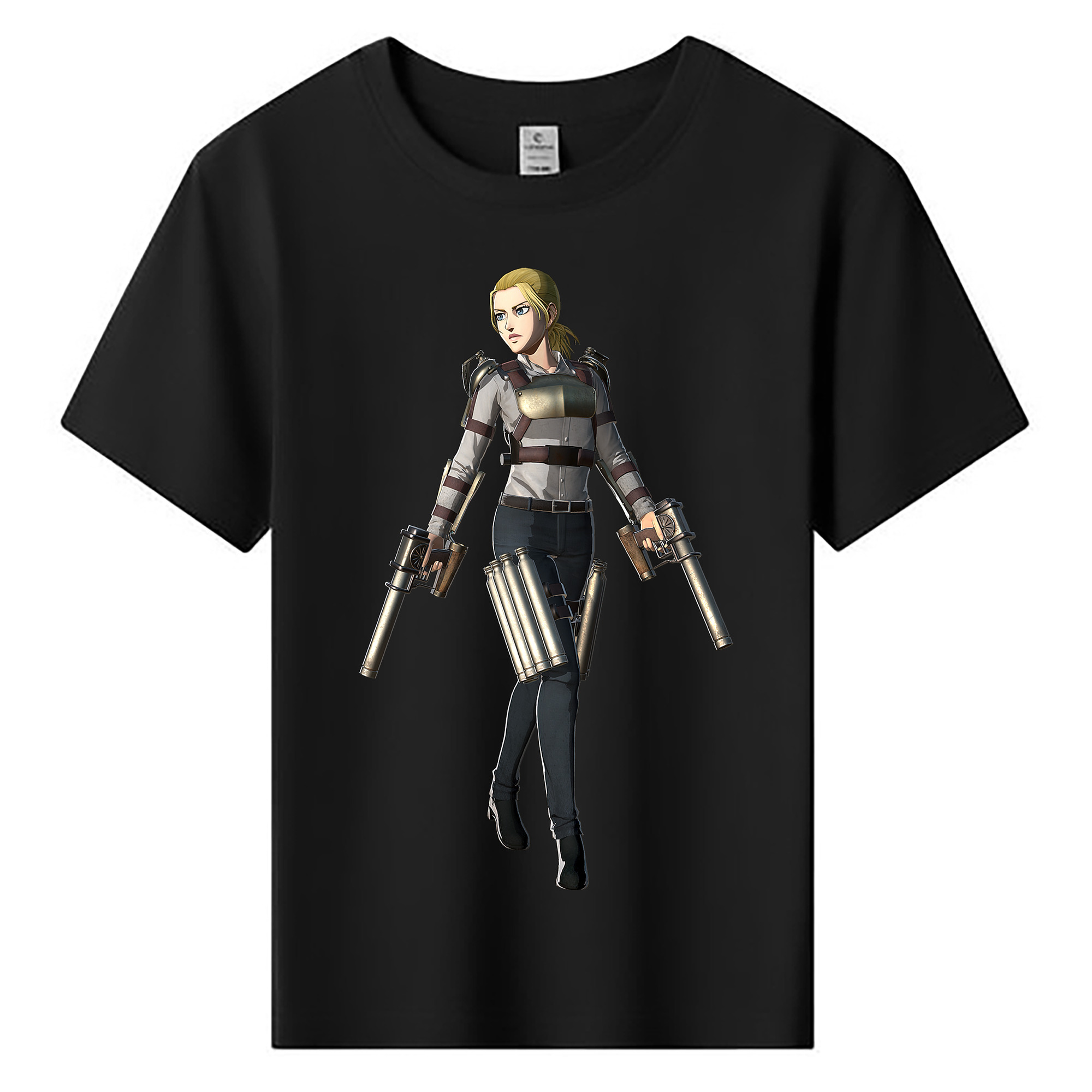 （画像用） 進撃の巨人 Attack on Titan 綿100％キッズTシャツ（フロントプリント）