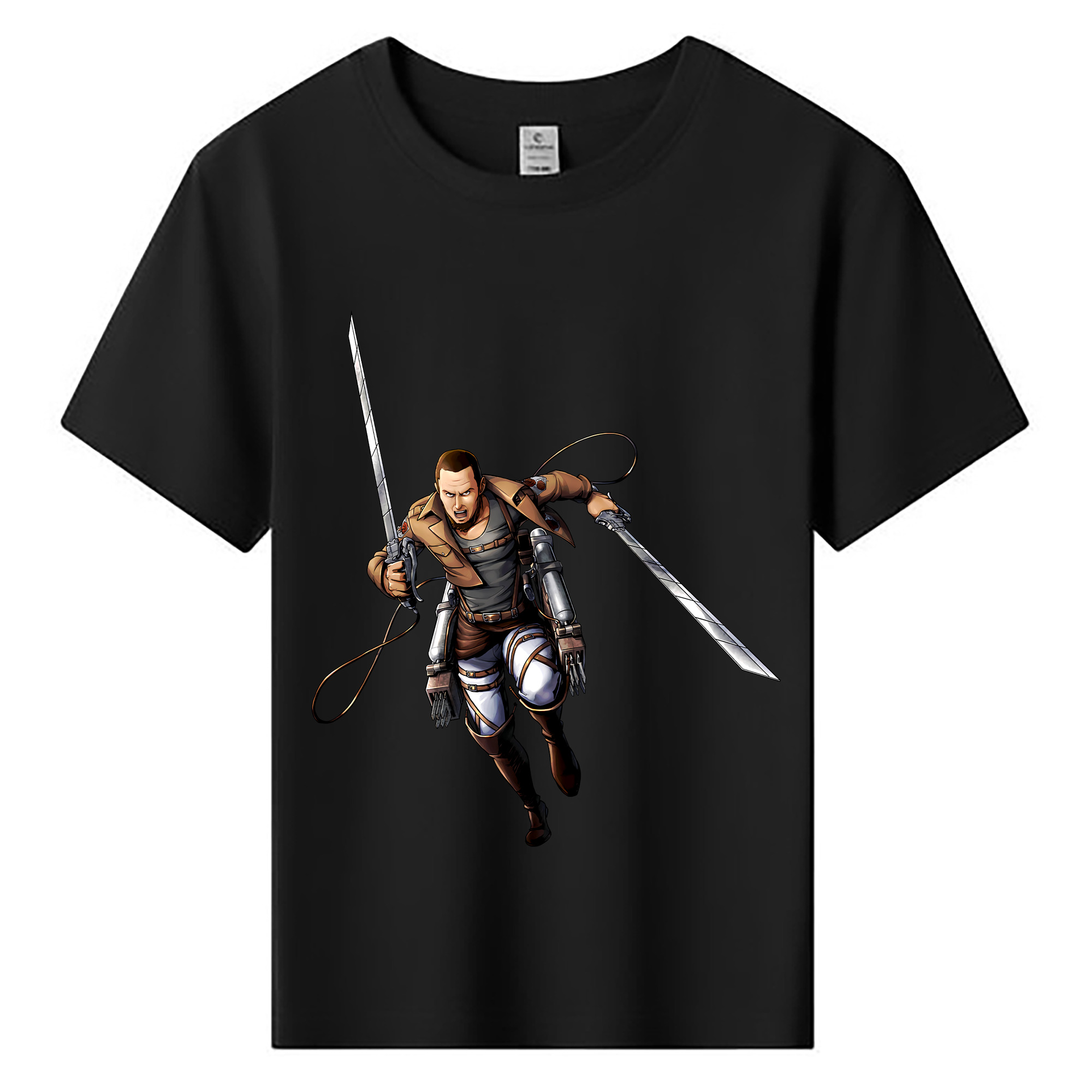 （画像用） 進撃の巨人 Attack on Titan 綿100％キッズTシャツ（フロントプリント）