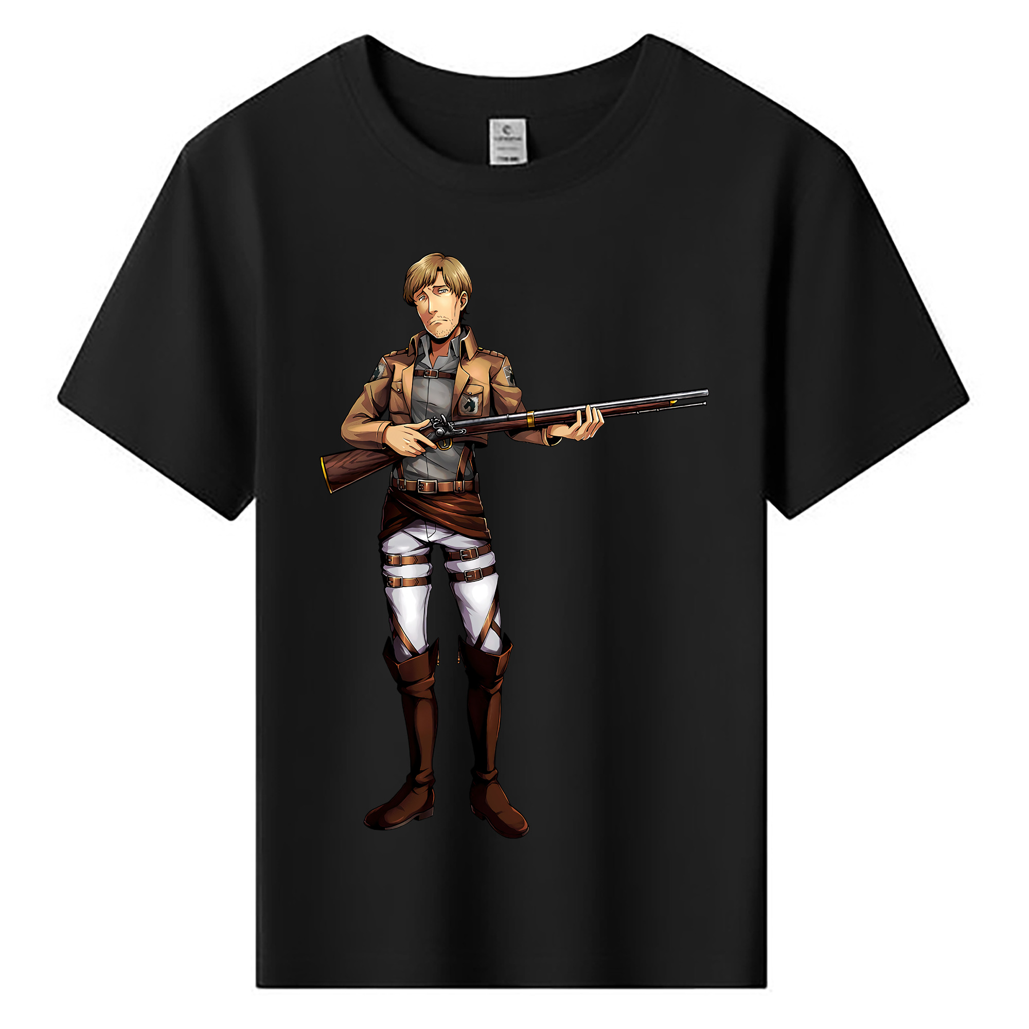 （画像用） 進撃の巨人 Attack on Titan 綿100％キッズTシャツ（フロントプリント）
