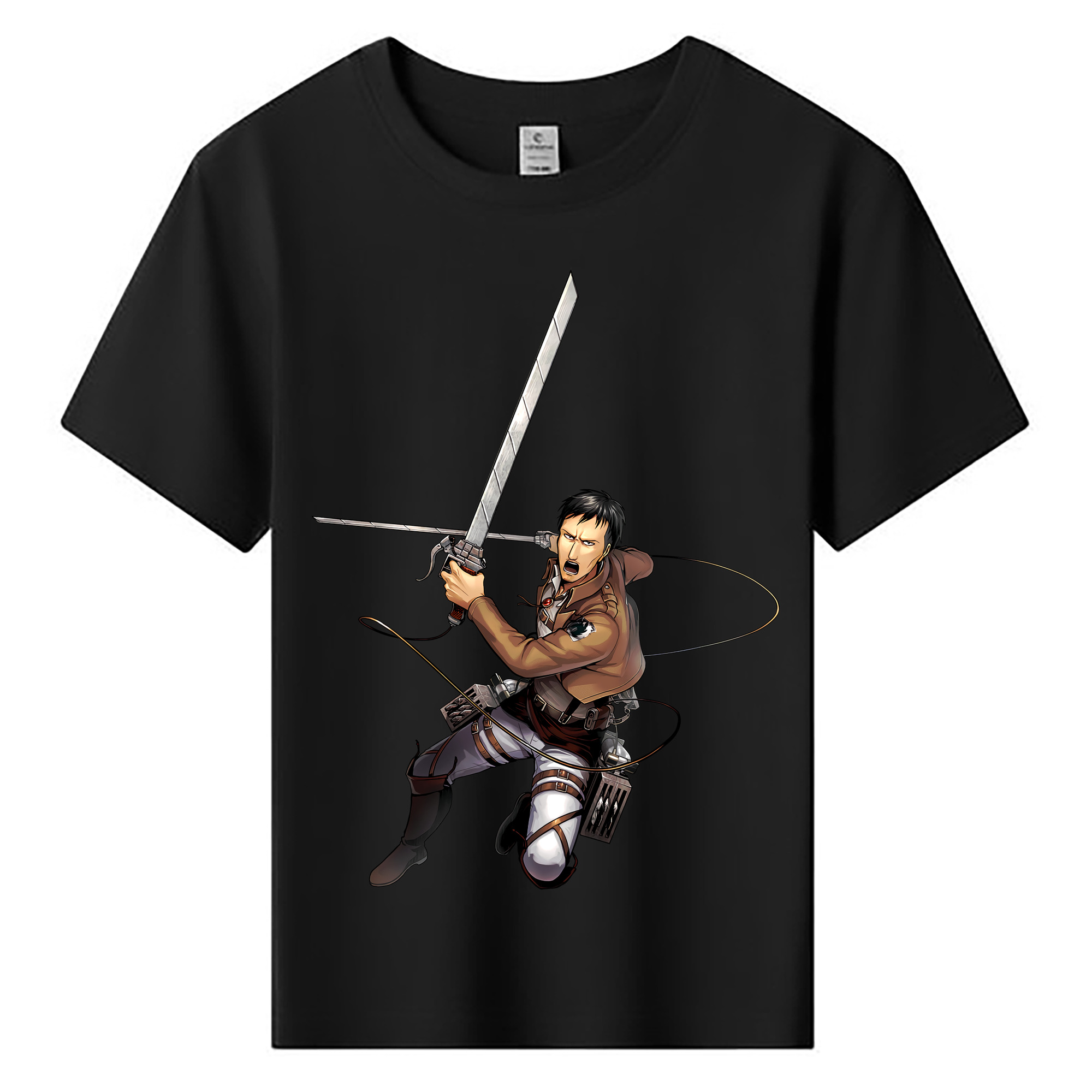 （画像用） 進撃の巨人 Attack on Titan 綿100％キッズTシャツ（フロントプリント）