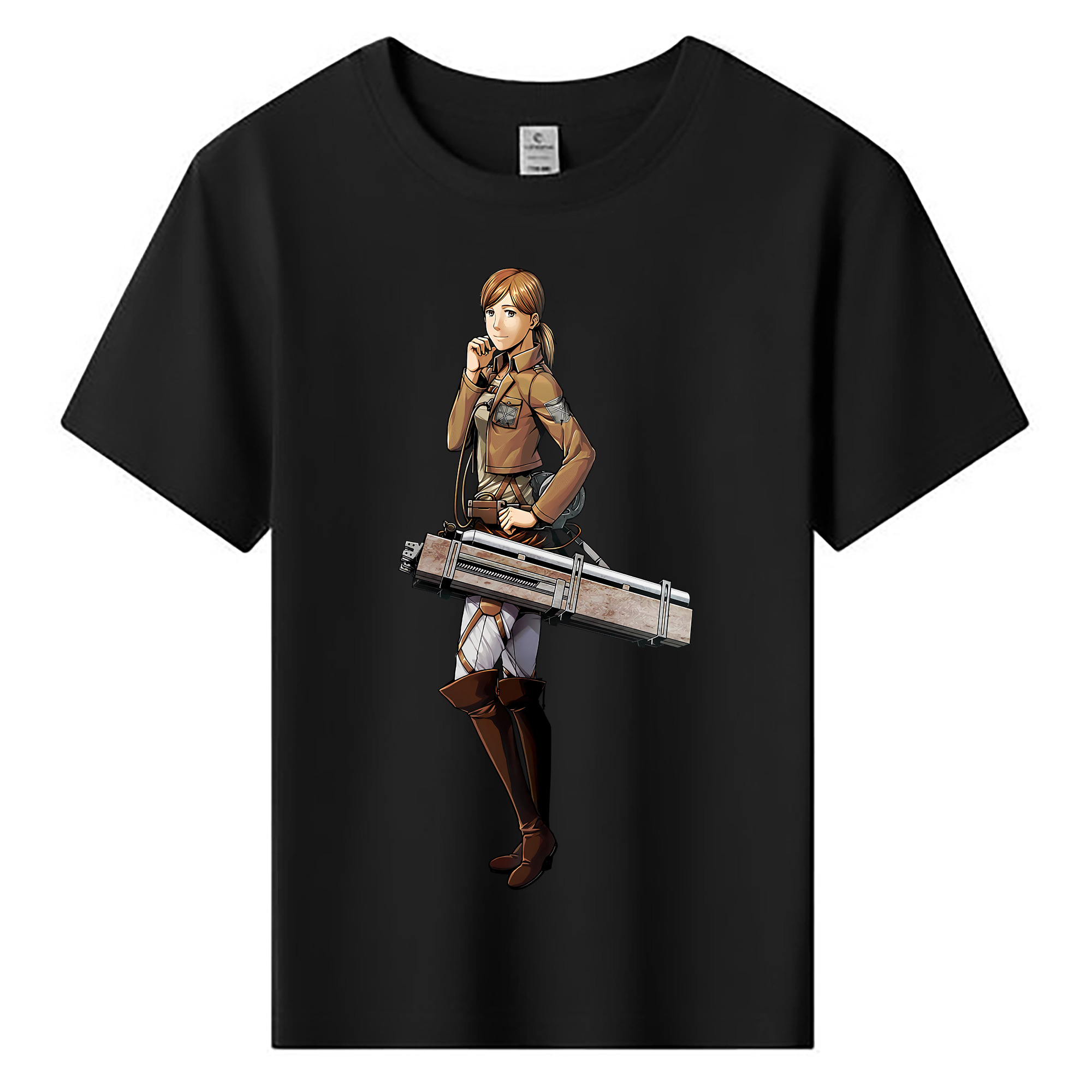 （画像用） 進撃の巨人 Attack on Titan 綿100％キッズTシャツ（フロントプリント）