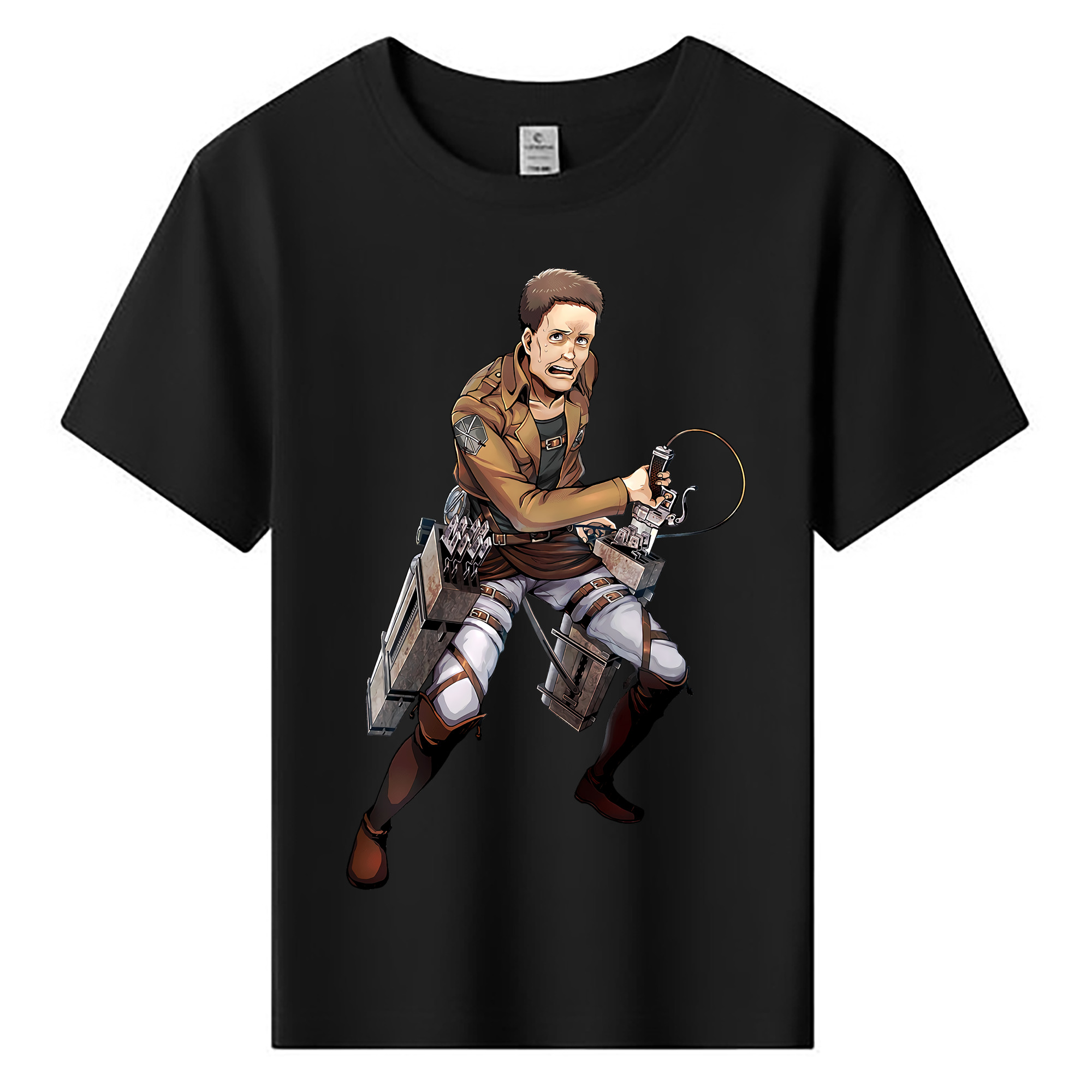 （画像用） 進撃の巨人 Attack on Titan 綿100％キッズTシャツ（フロントプリント）