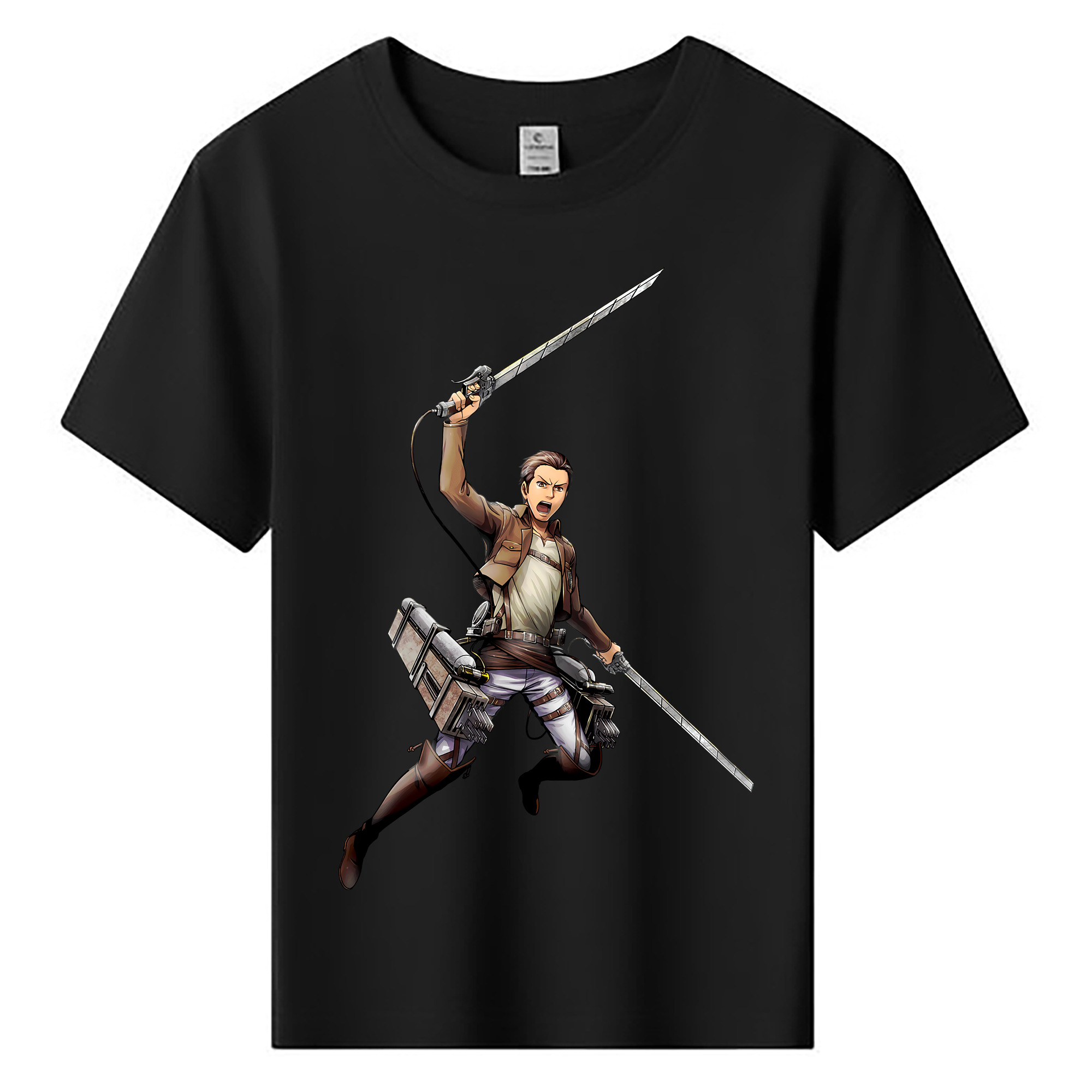 （画像用） 進撃の巨人 Attack on Titan 綿100％キッズTシャツ（フロントプリント）