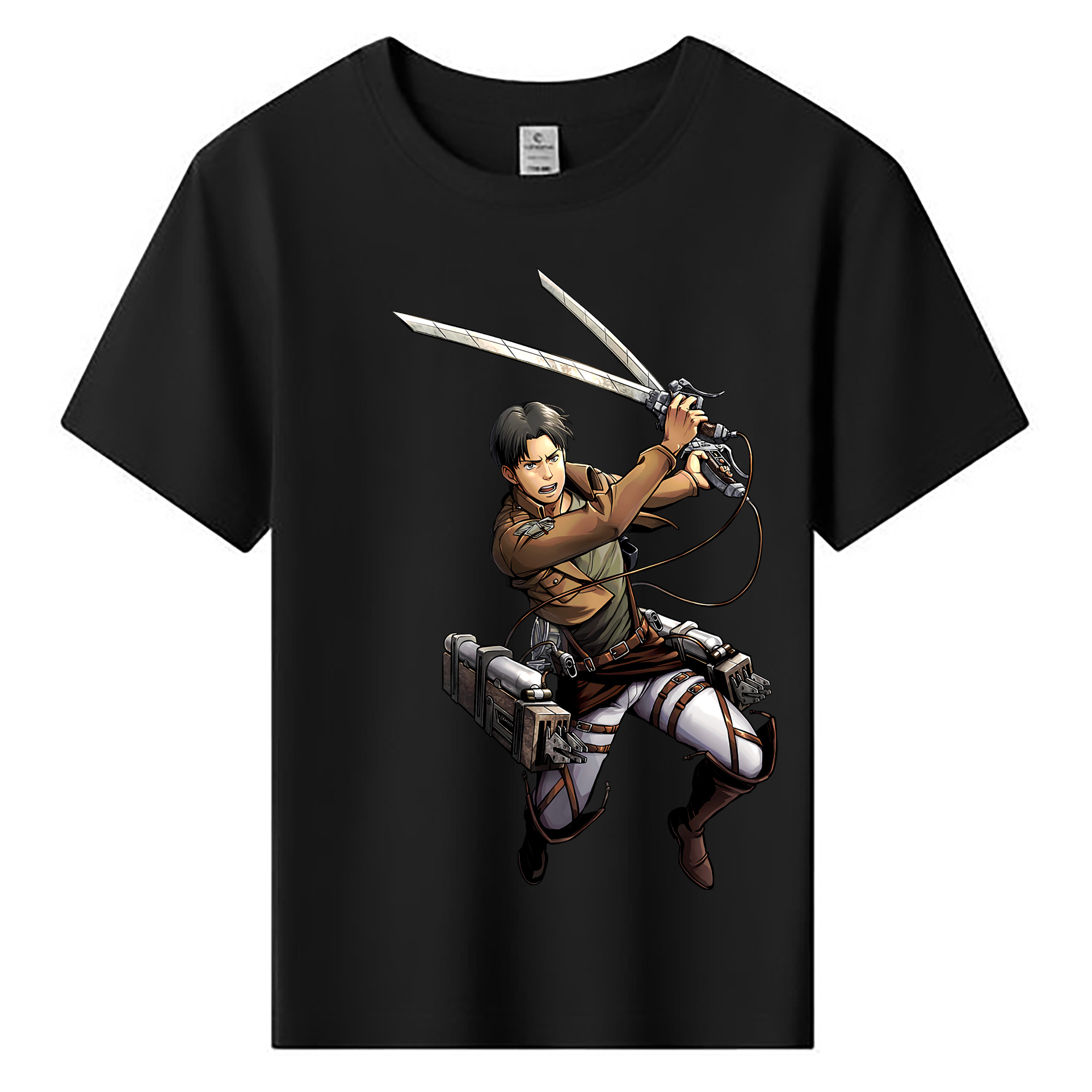 （画像用） 進撃の巨人 Attack on Titan 綿100％キッズTシャツ（フロントプリント）