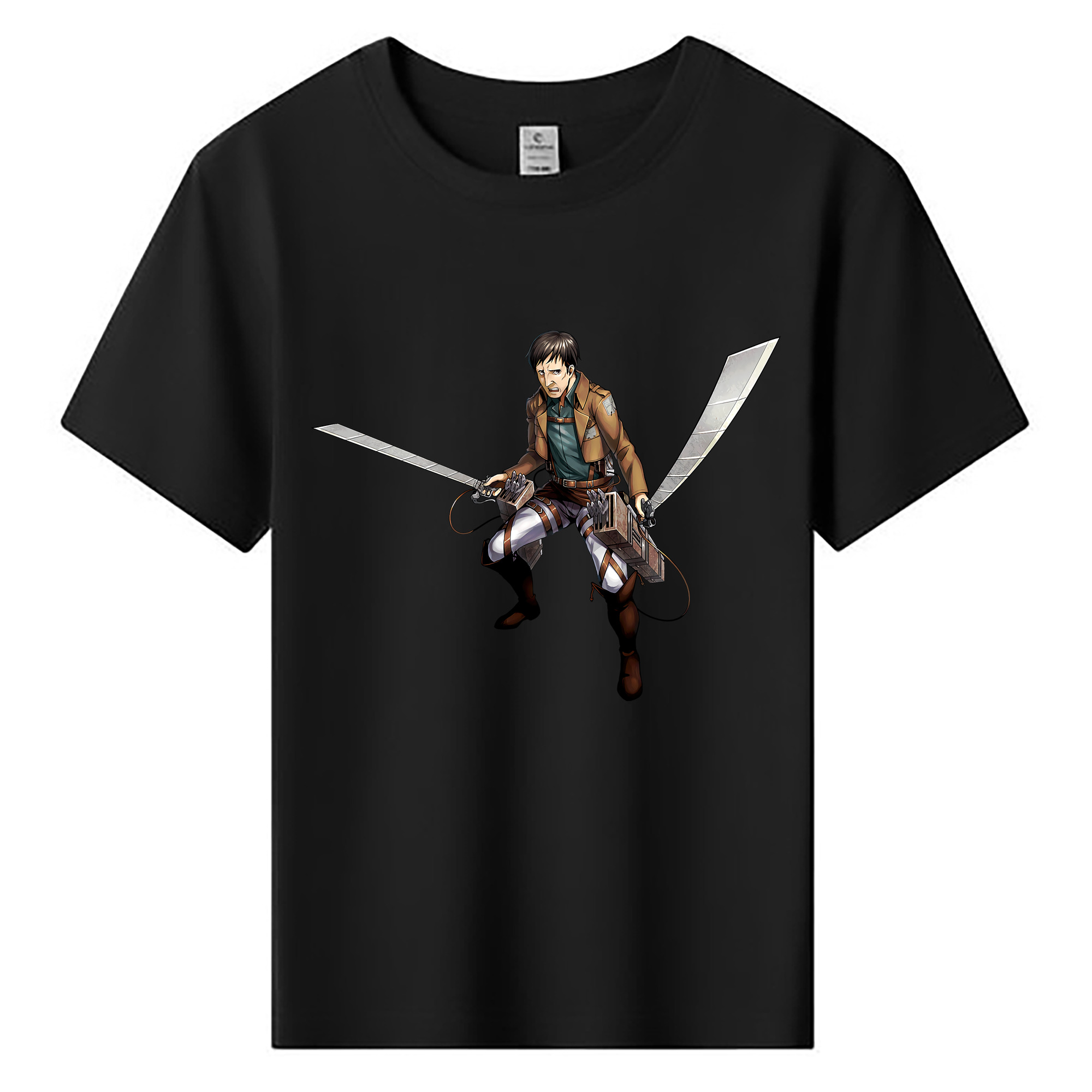 （画像用） 進撃の巨人 Attack on Titan 綿100％キッズTシャツ（フロントプリント）