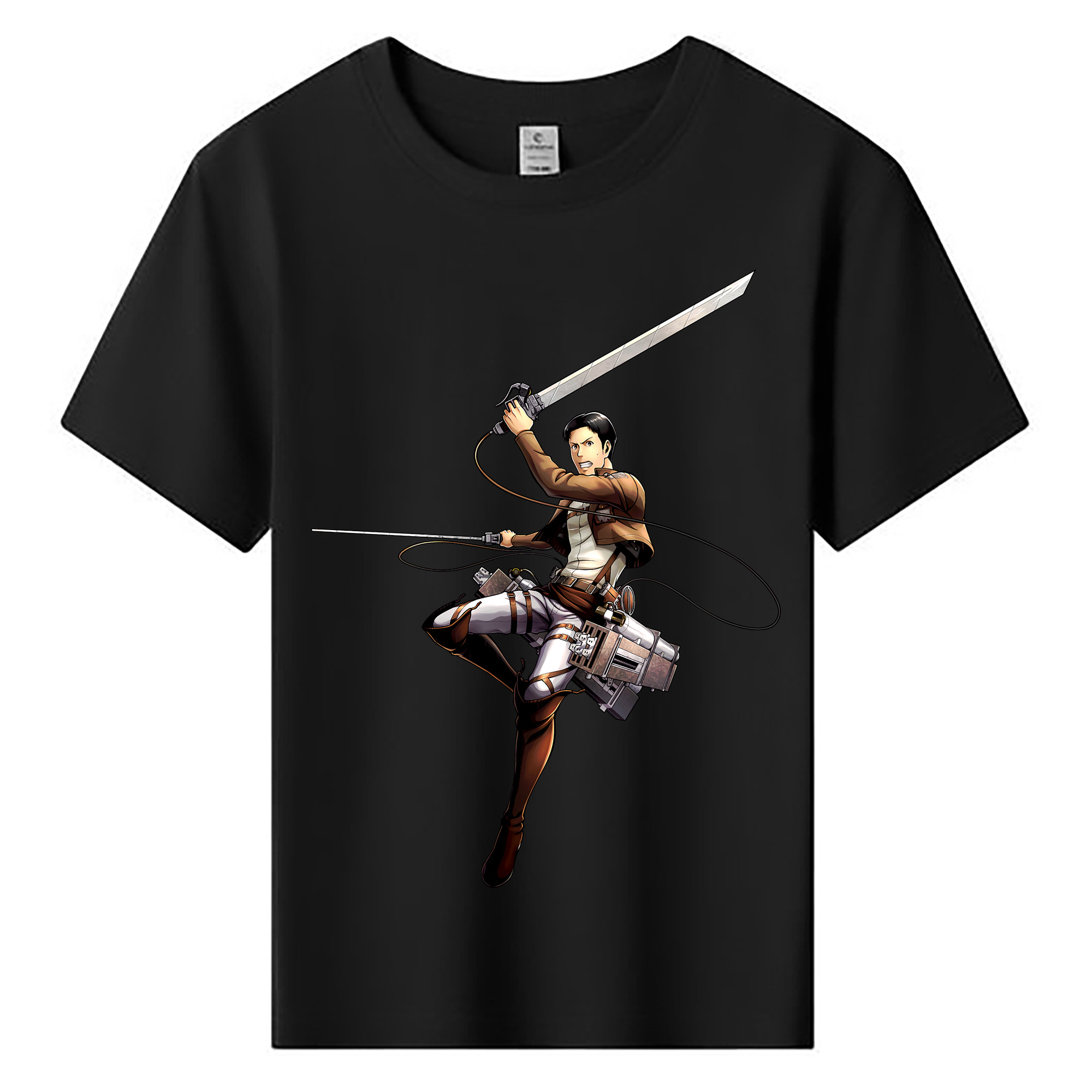 （画像用） 進撃の巨人 Attack on Titan 綿100％キッズTシャツ（フロントプリント）
