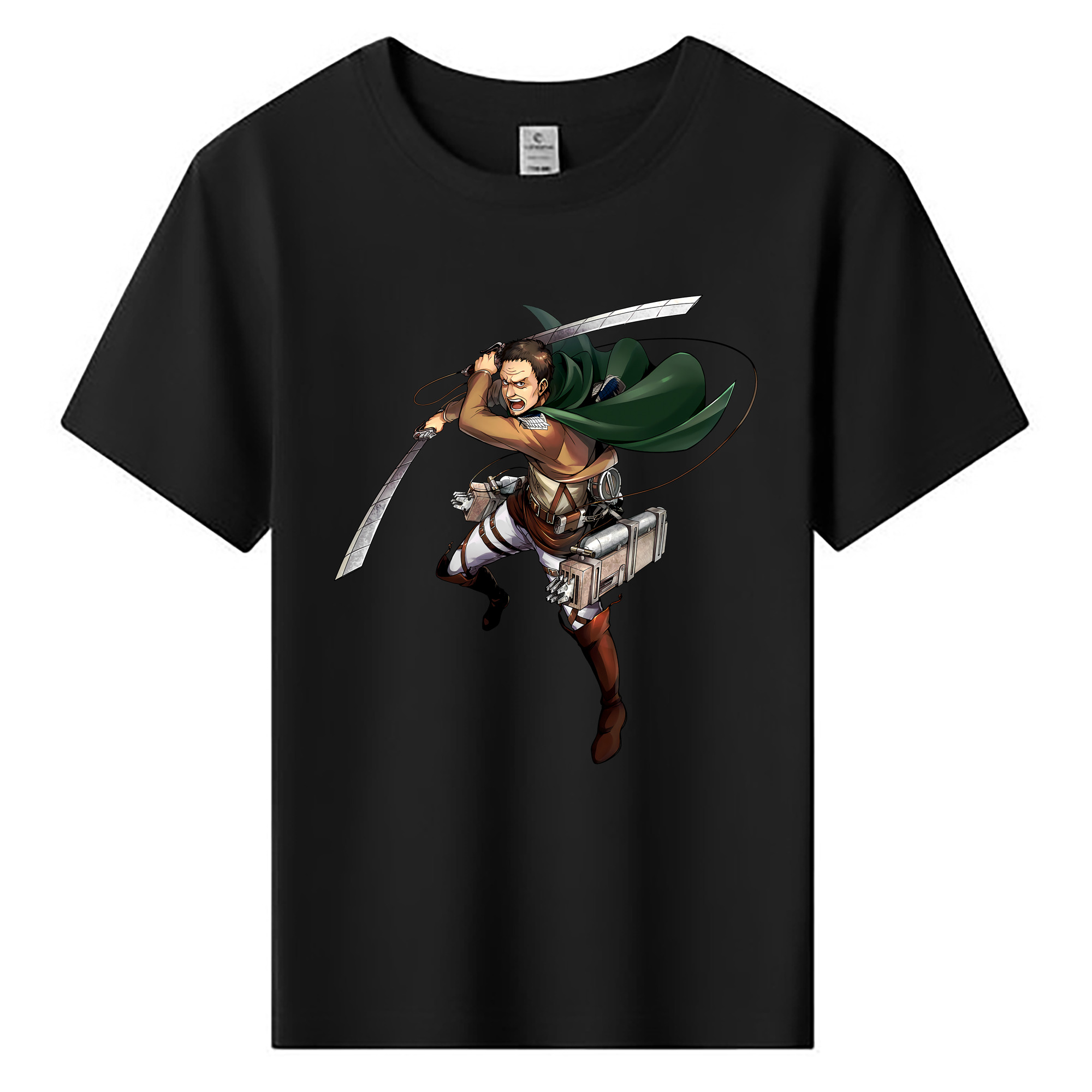 （画像用） 進撃の巨人 Attack on Titan 綿100％キッズTシャツ（フロントプリント）