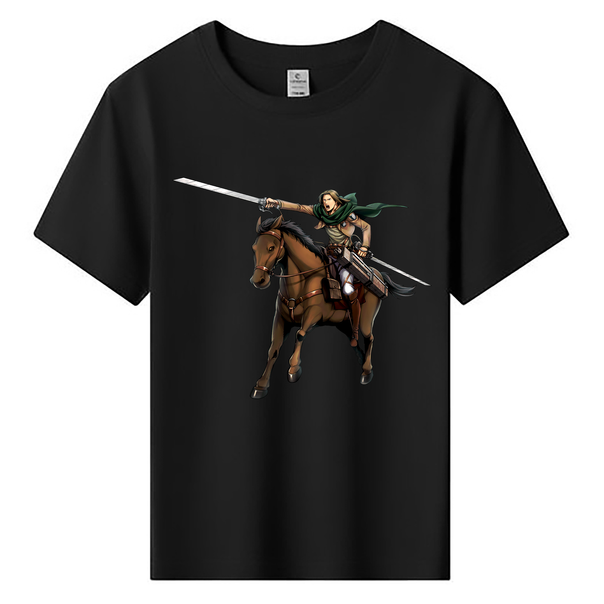（画像用） 進撃の巨人 Attack on Titan 綿100％キッズTシャツ（フロントプリント）