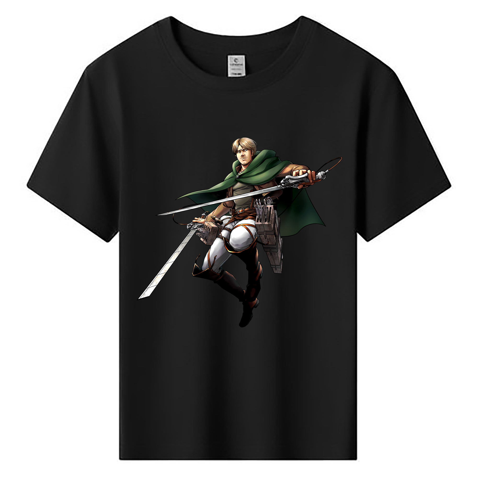 （画像用） 進撃の巨人 Attack on Titan 綿100％キッズTシャツ（フロントプリント）