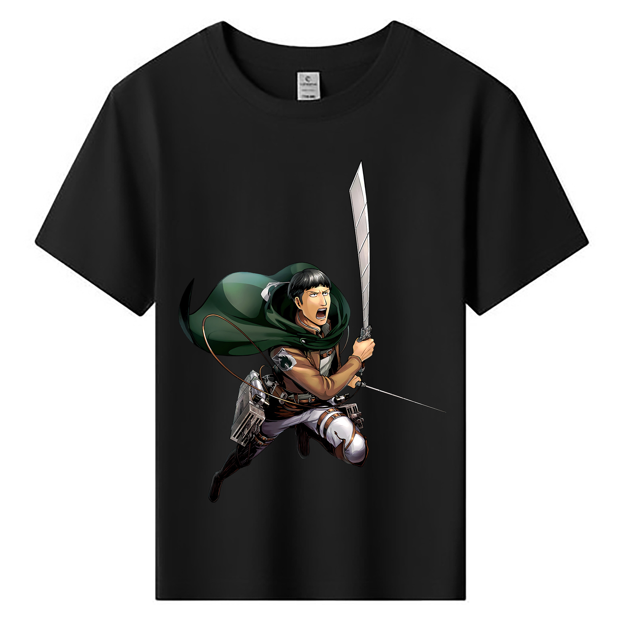 （画像用） 進撃の巨人 Attack on Titan 綿100％キッズTシャツ（フロントプリント）
