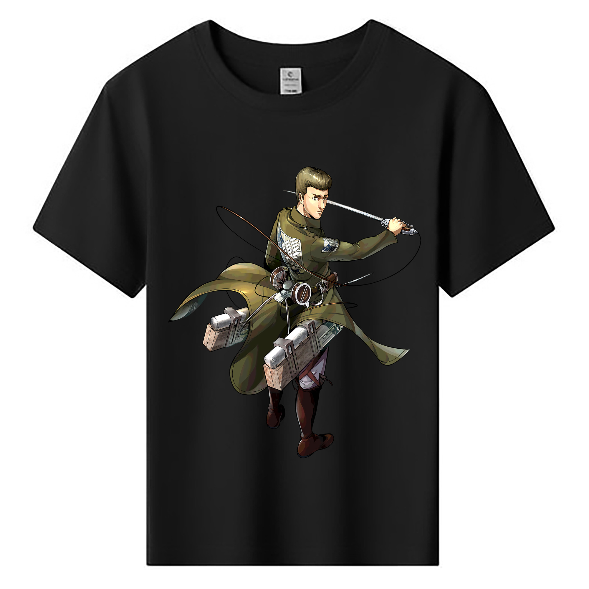 （画像用） 進撃の巨人 Attack on Titan 綿100％キッズTシャツ（フロントプリント）