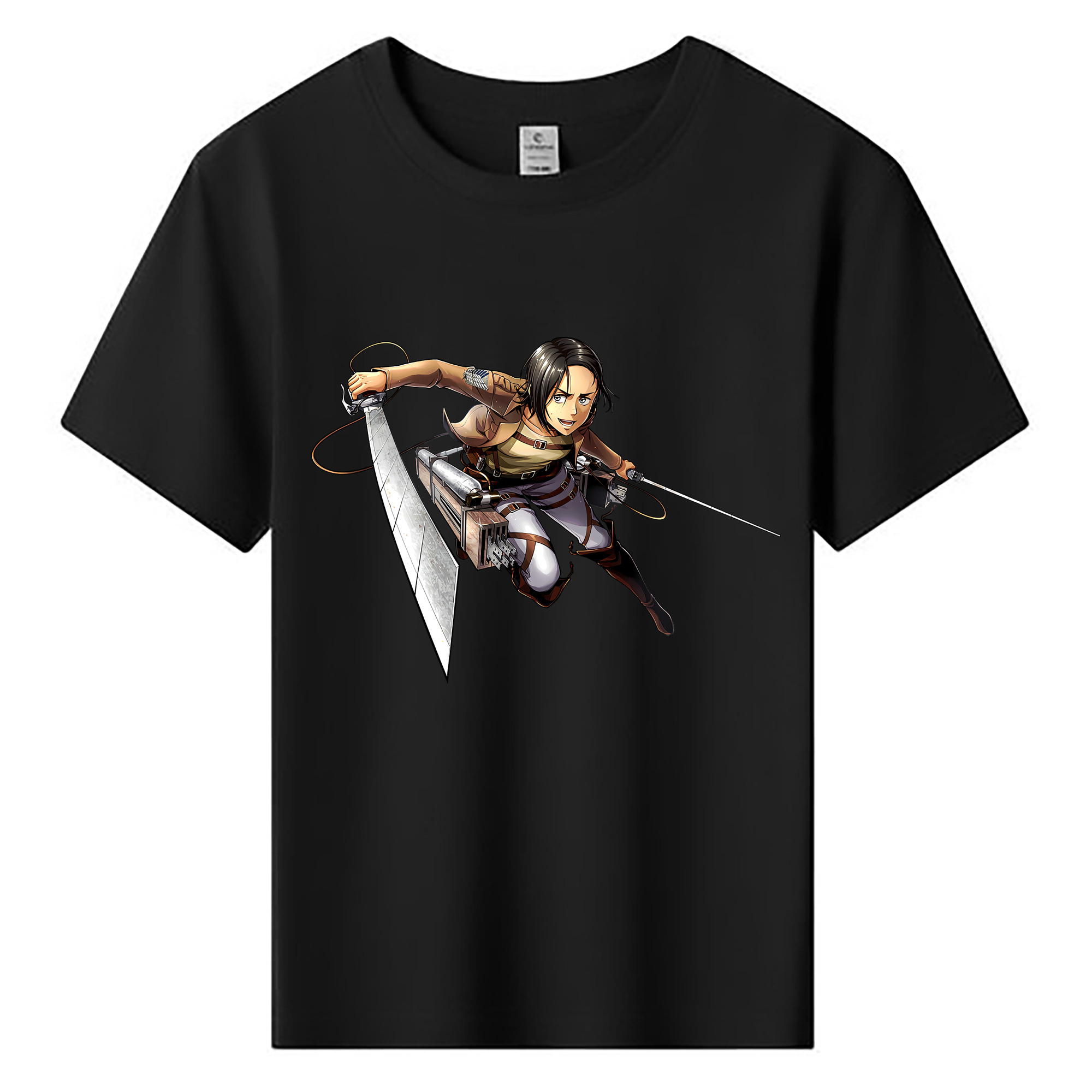 （画像用） 進撃の巨人 Attack on Titan 綿100％キッズTシャツ（フロントプリント）