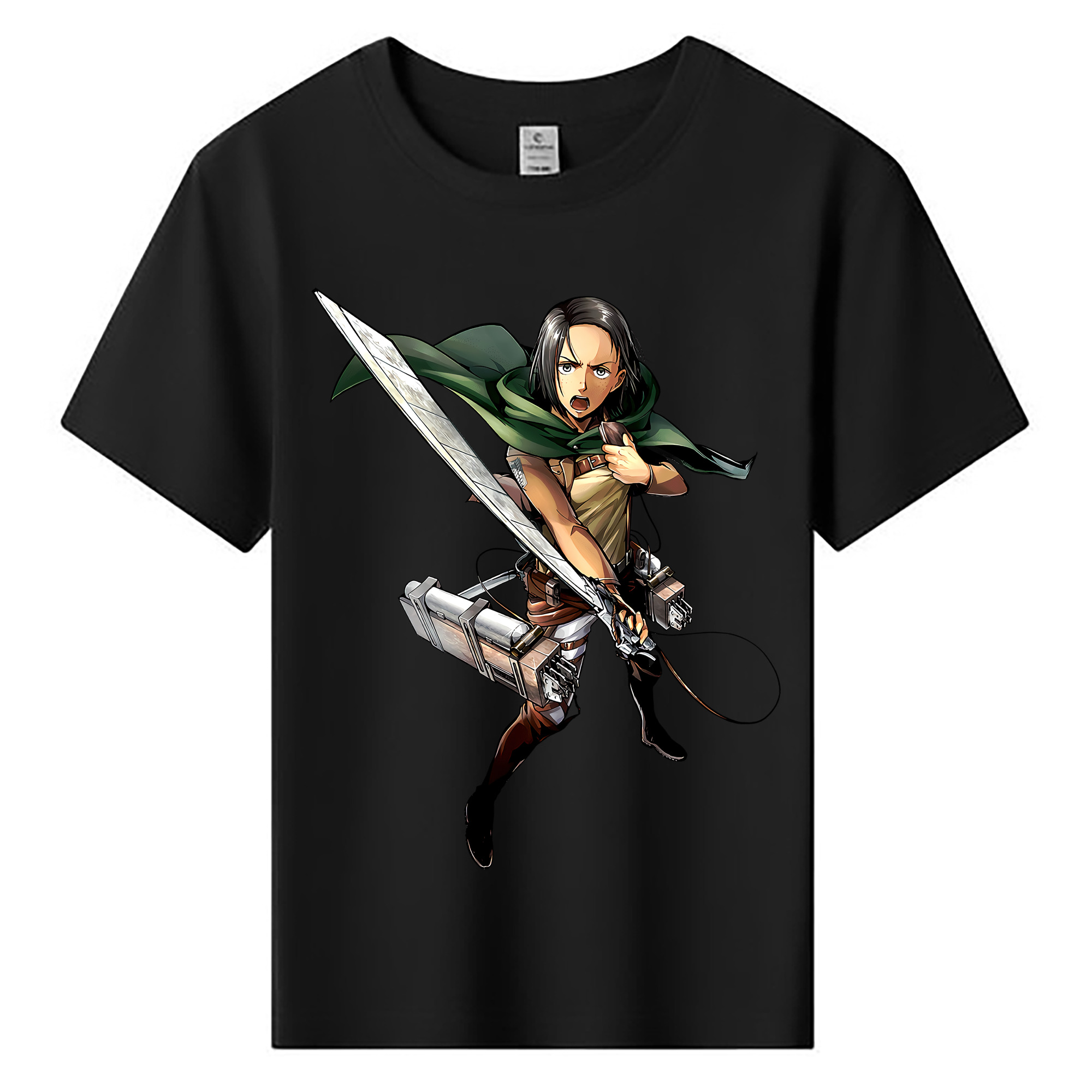 （画像用） 進撃の巨人 Attack on Titan 綿100％キッズTシャツ（フロントプリント）