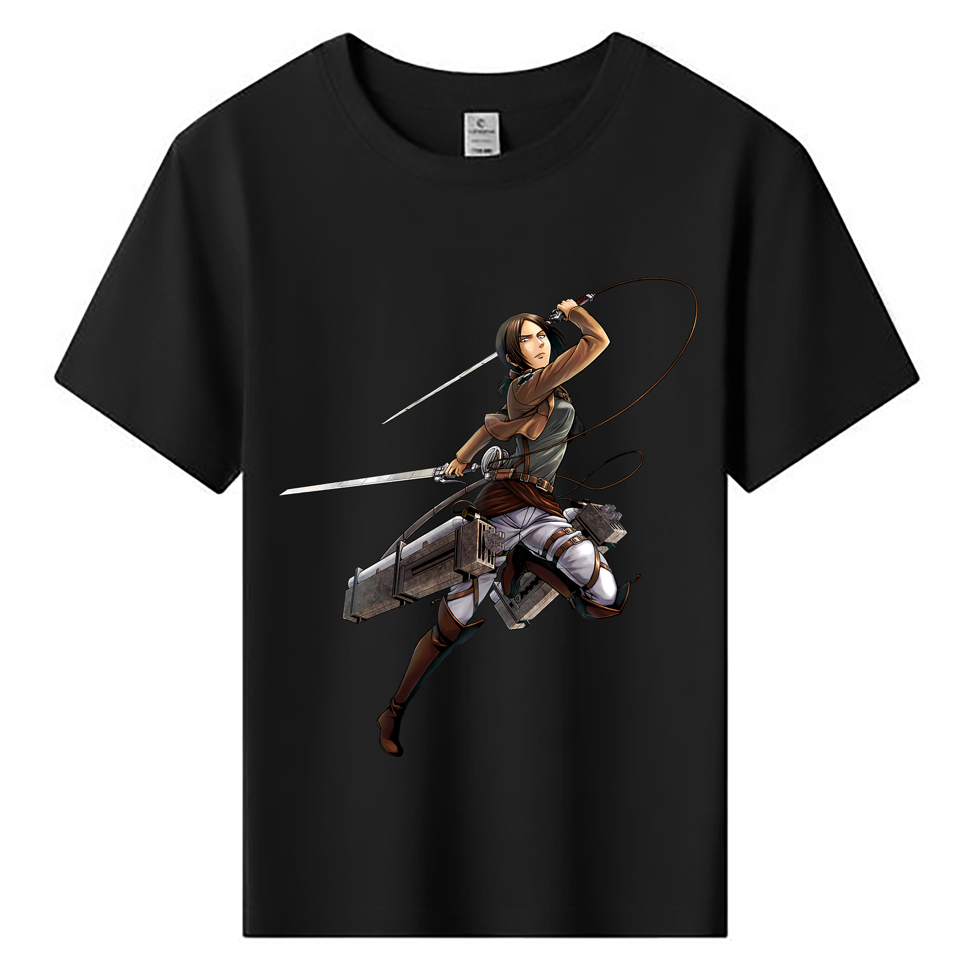 （画像用） 進撃の巨人 Attack on Titan 綿100％キッズTシャツ（フロントプリント）