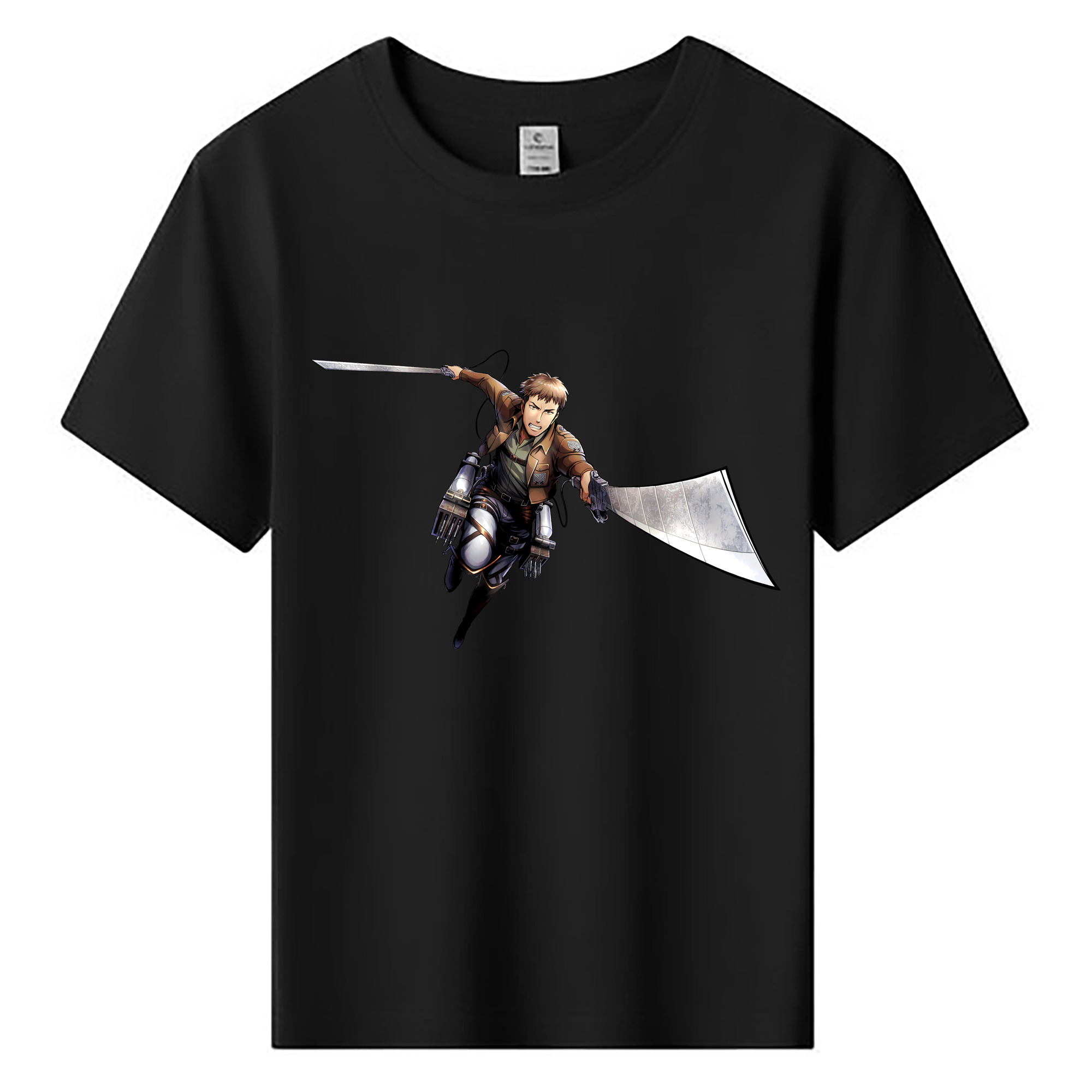 （画像用） 進撃の巨人 Attack on Titan 綿100％キッズTシャツ（フロントプリント）