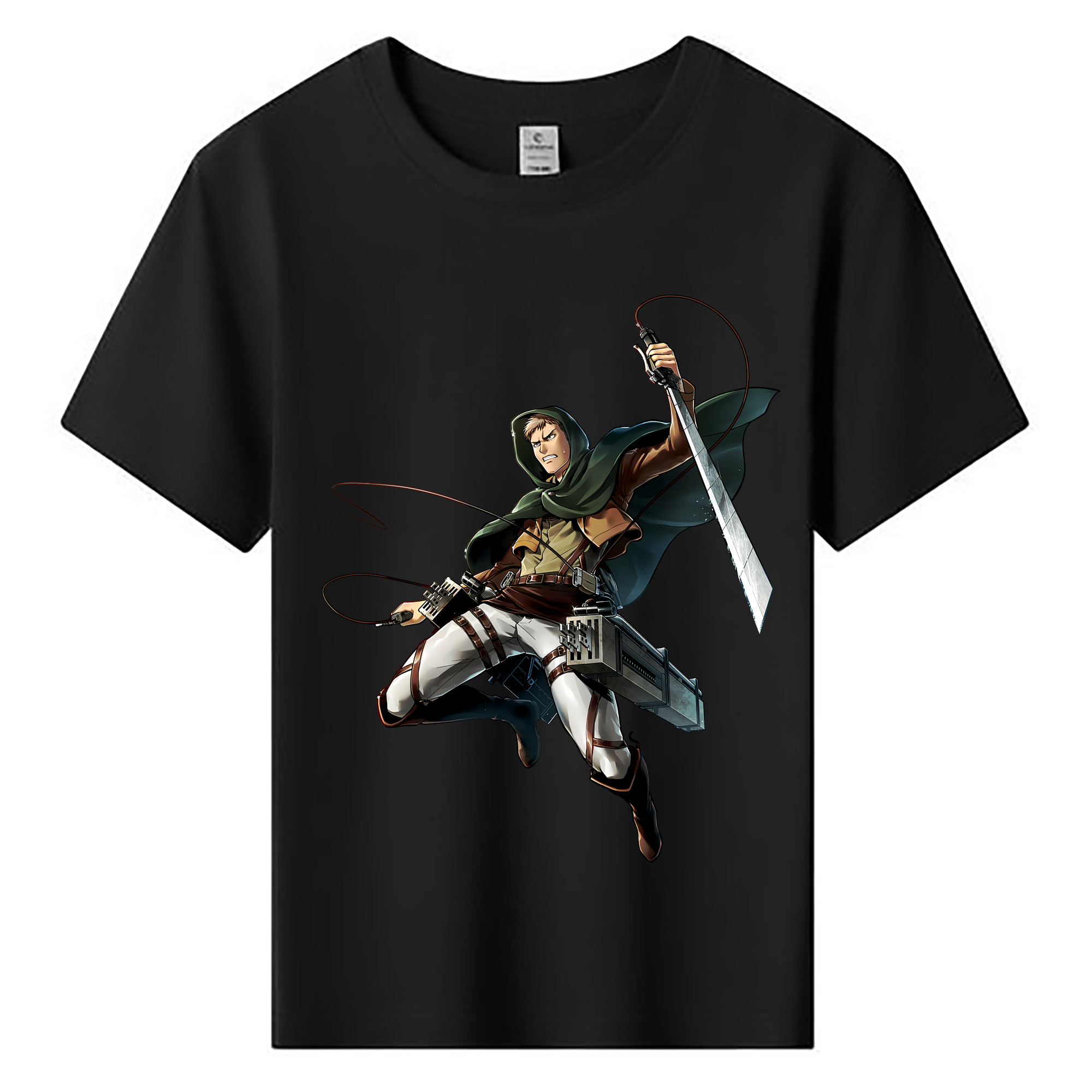 （画像用） 進撃の巨人 Attack on Titan 綿100％キッズTシャツ（フロントプリント）