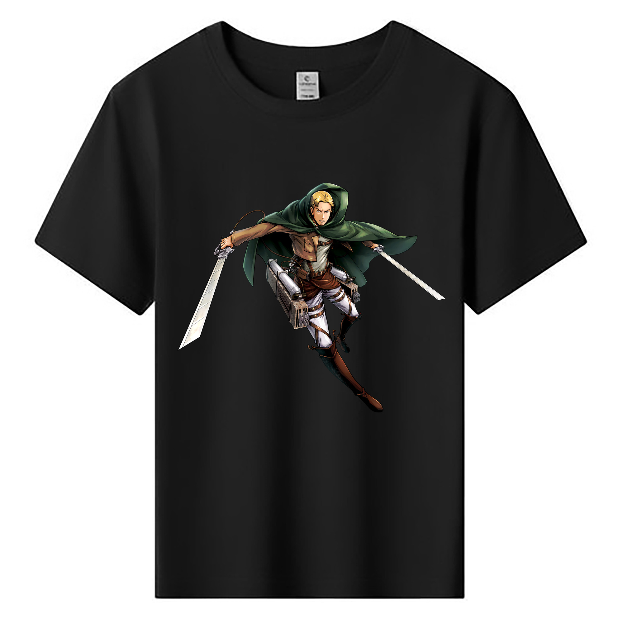 （画像用） 進撃の巨人 Attack on Titan 綿100％キッズTシャツ（フロントプリント）