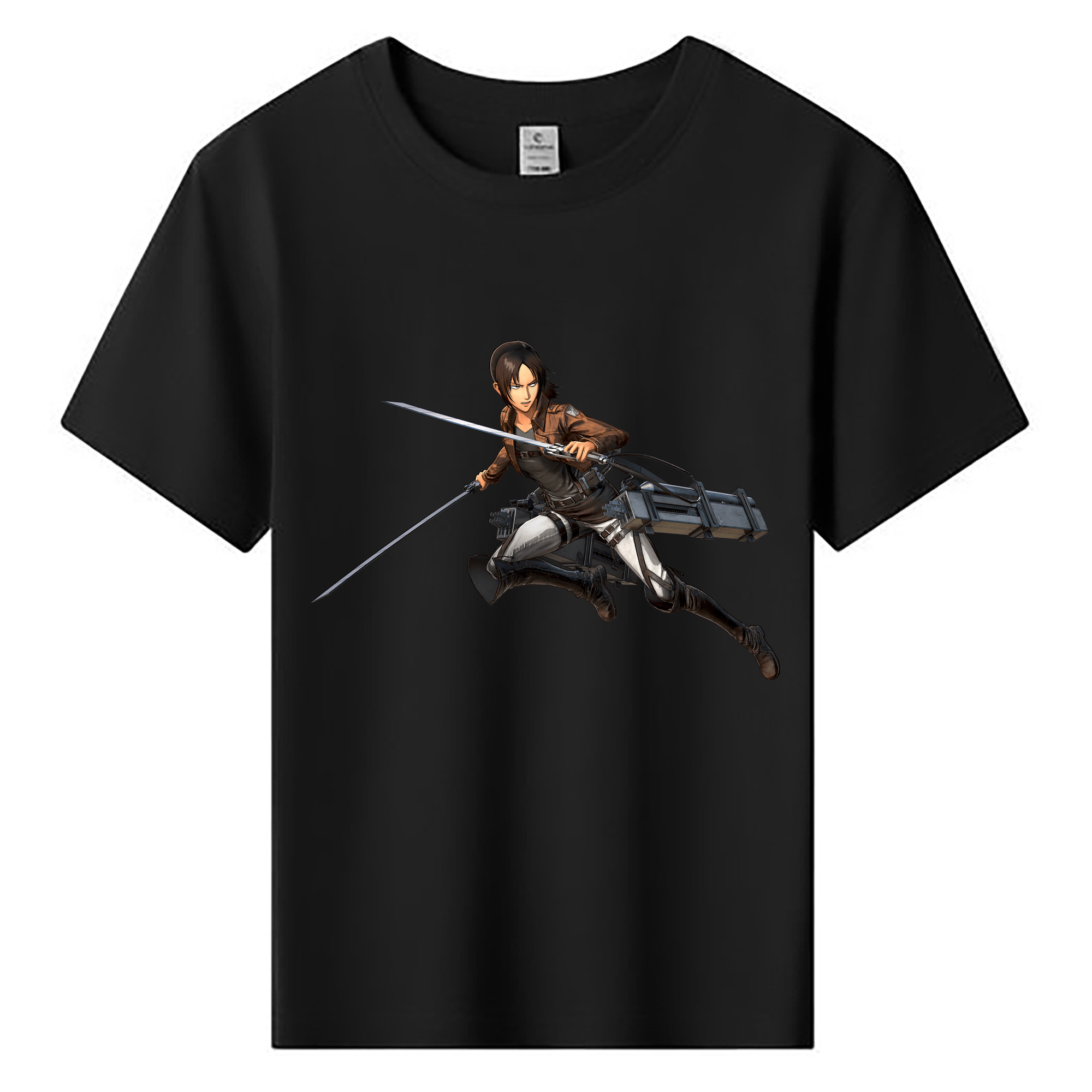 （画像用） 進撃の巨人 Attack on Titan 綿100％キッズTシャツ（フロントプリント）