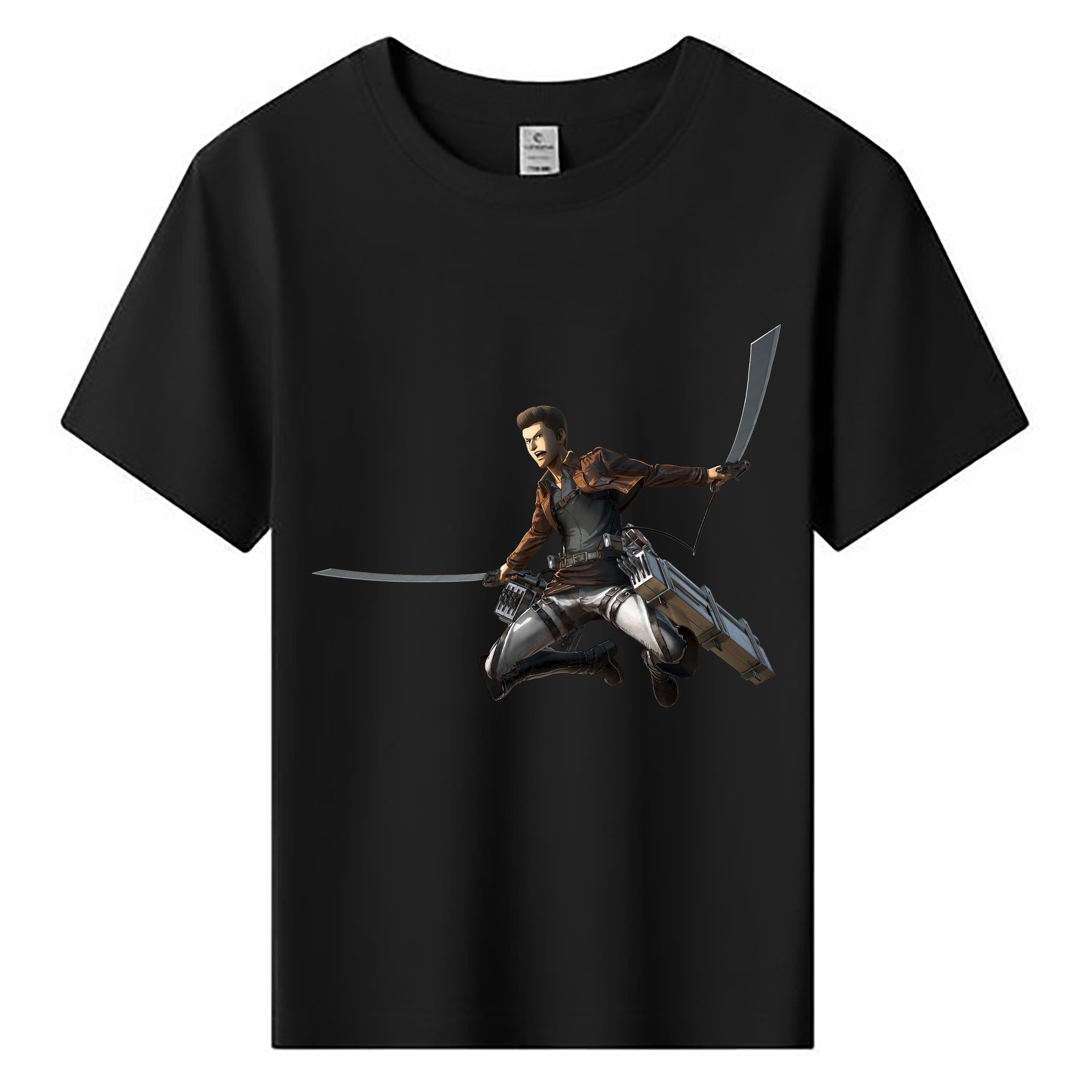 （画像用） 進撃の巨人 Attack on Titan 綿100％キッズTシャツ（フロントプリント）