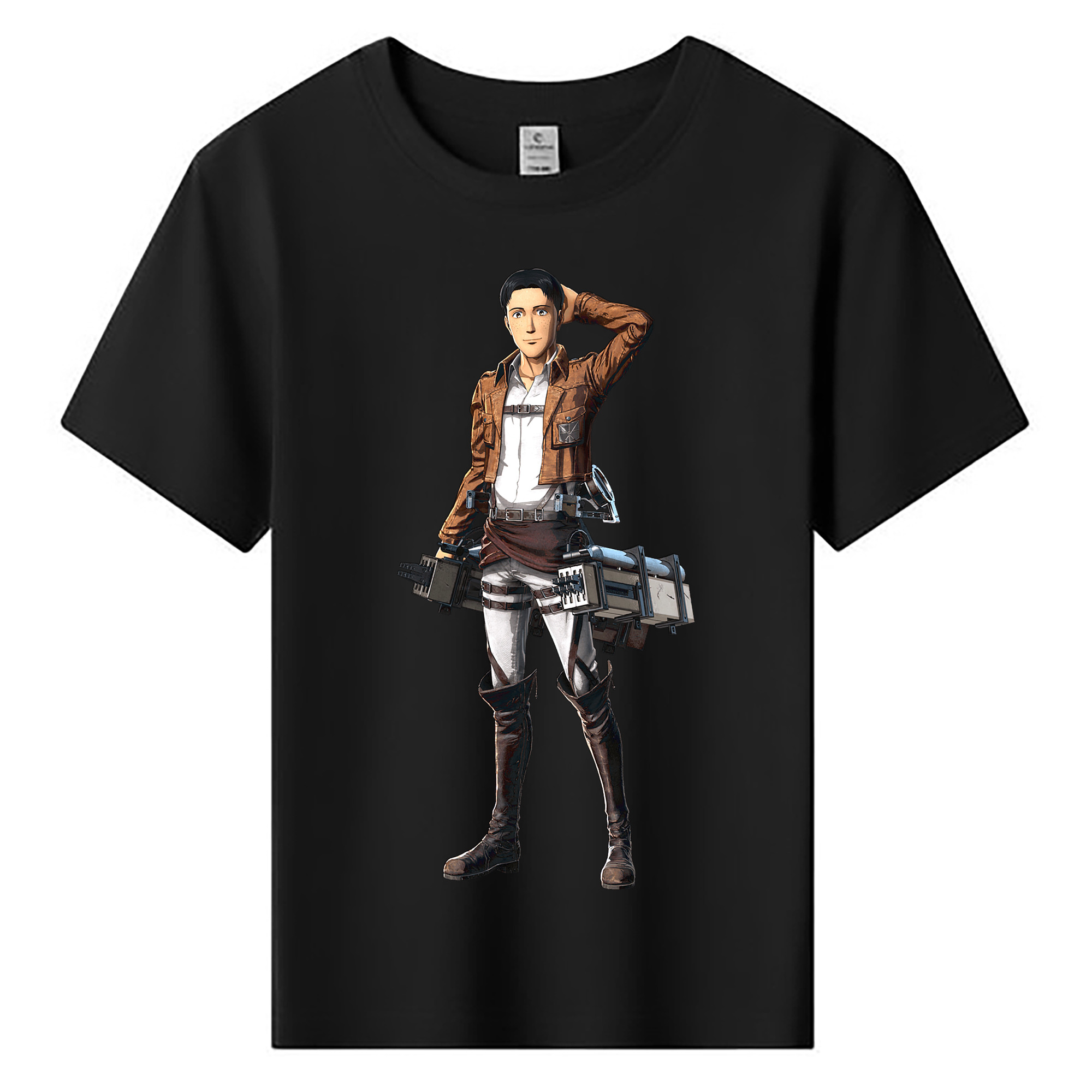 （画像用） 進撃の巨人 Attack on Titan 綿100％キッズTシャツ（フロントプリント）