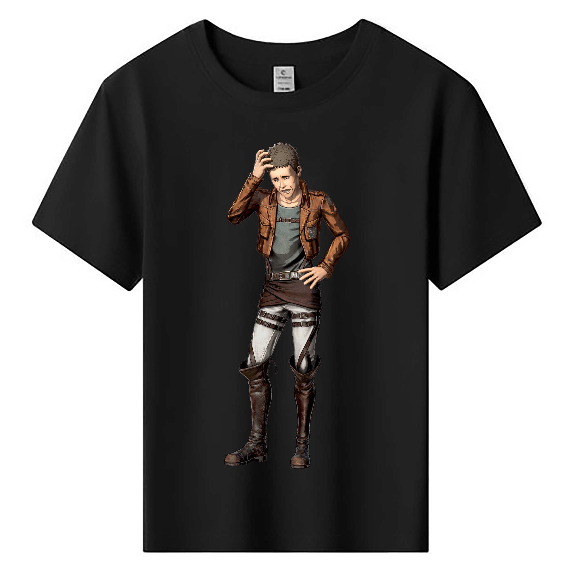 （画像用） 進撃の巨人 Attack on Titan 綿100％キッズTシャツ（フロントプリント）