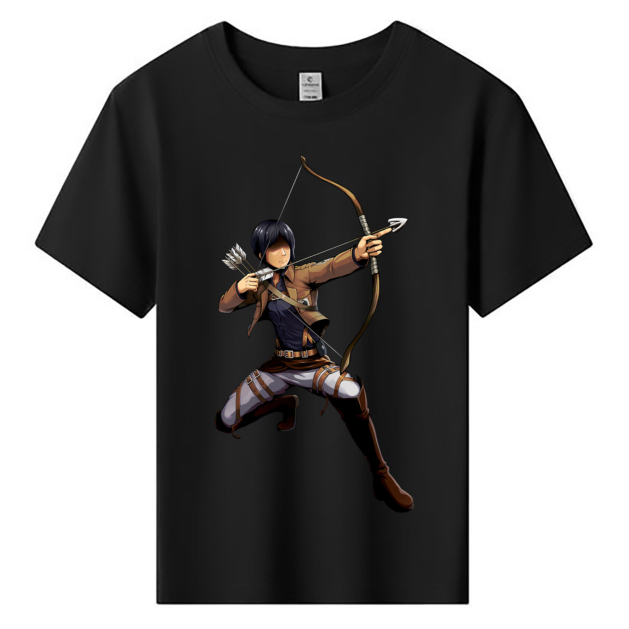 （画像用） 進撃の巨人 Attack on Titan 綿100％キッズTシャツ（フロントプリント）