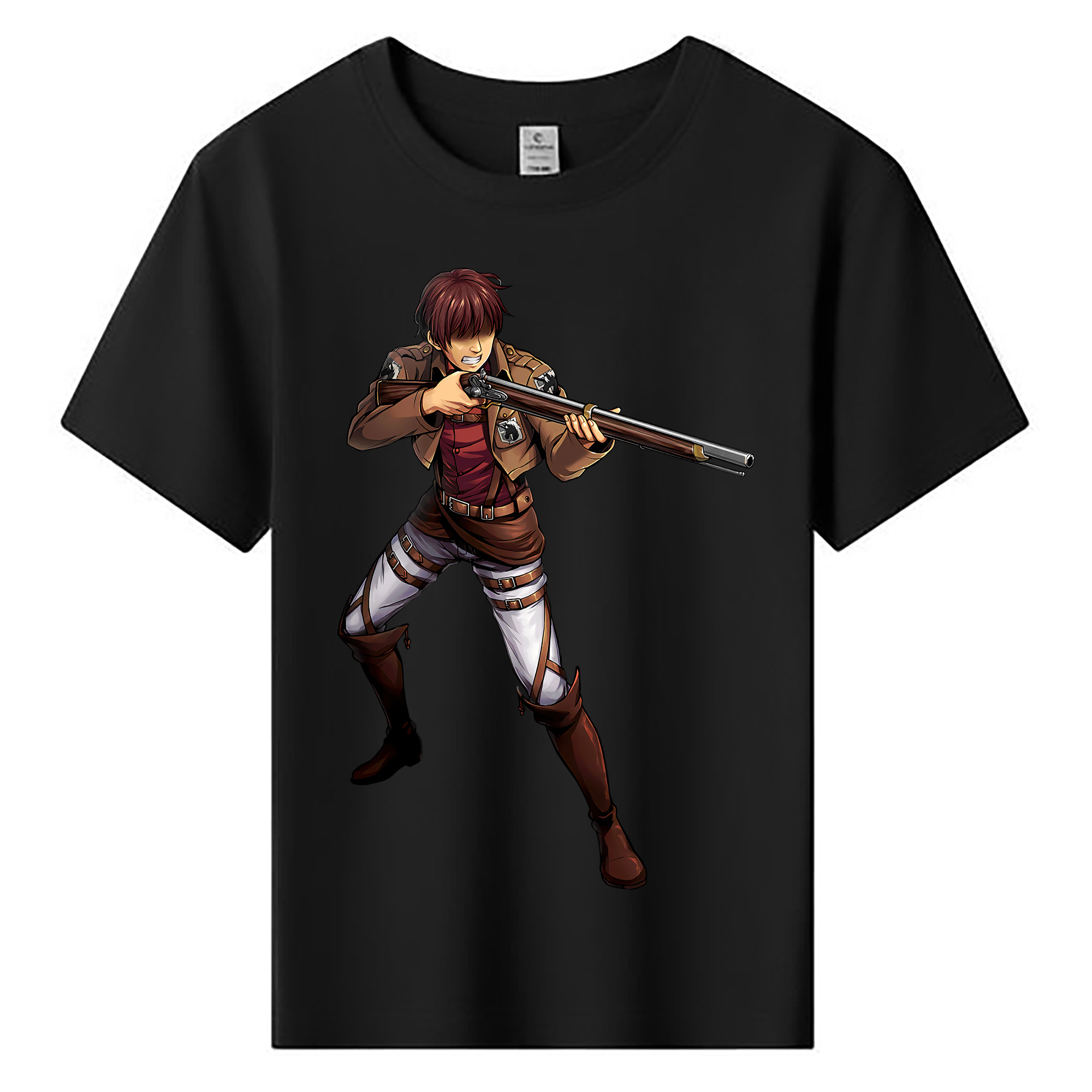 （画像用） 進撃の巨人 Attack on Titan 綿100％キッズTシャツ（フロントプリント）