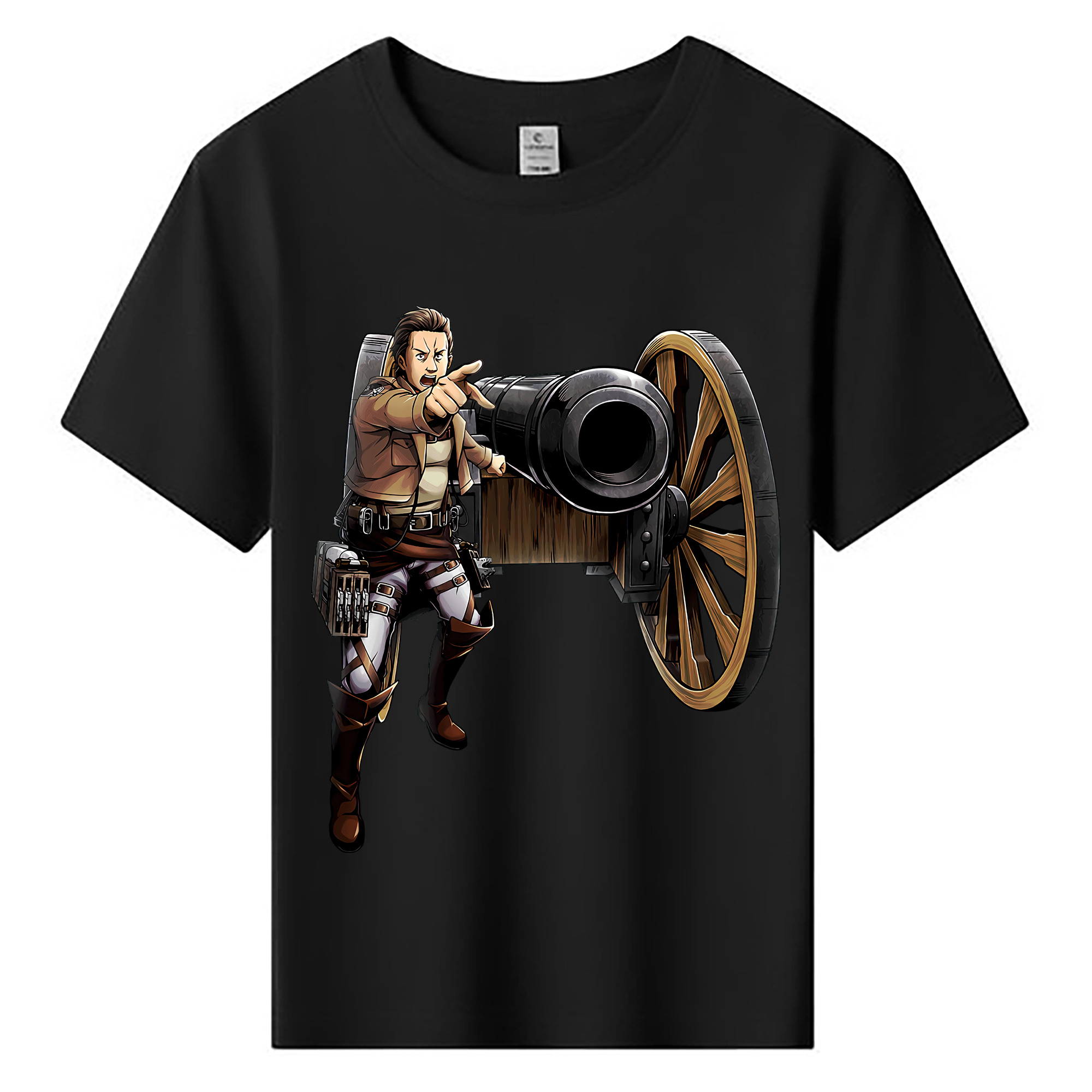 （画像用） 進撃の巨人 Attack on Titan 綿100％キッズTシャツ（フロントプリント）