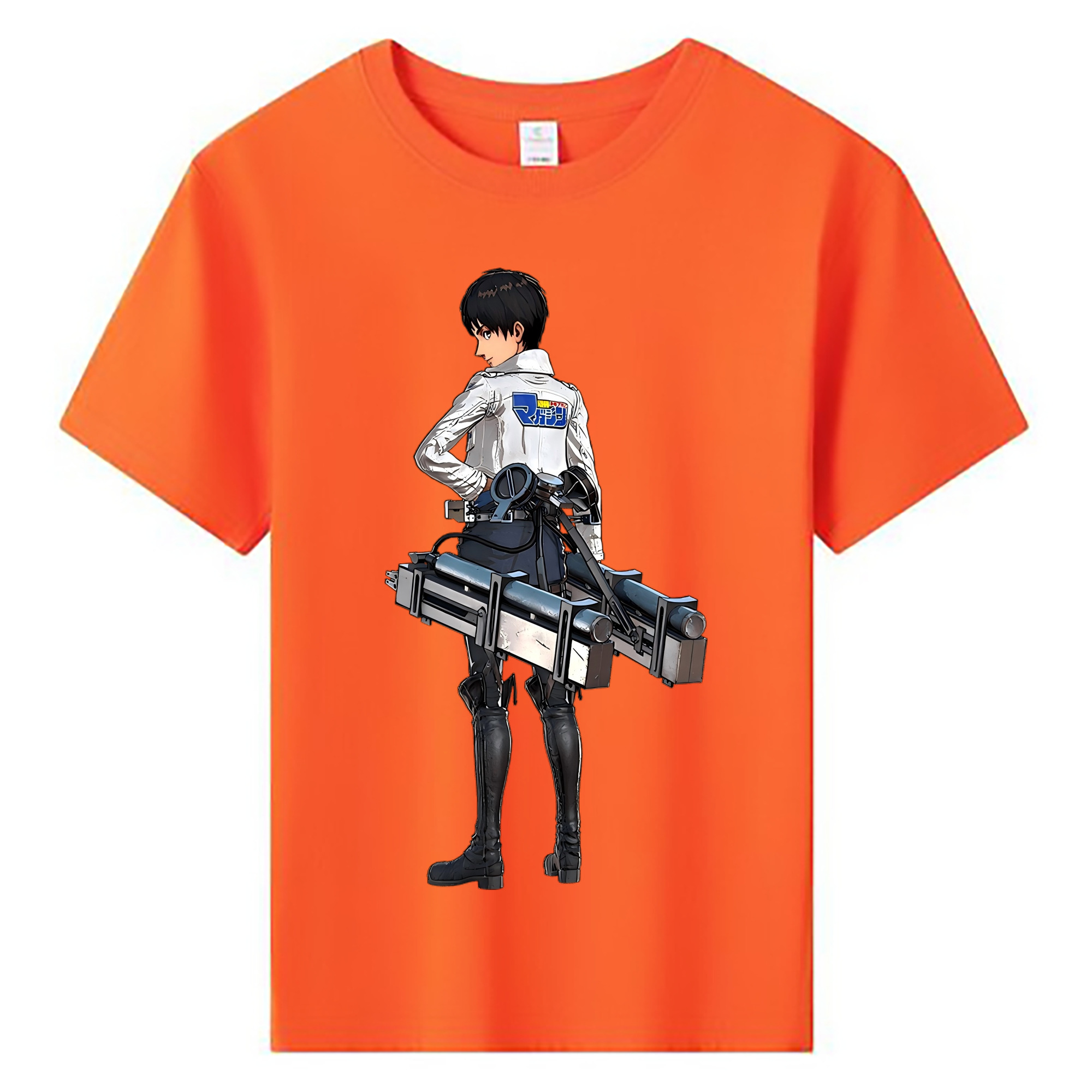 （画像用） 進撃の巨人 エレン･イェーガー Attack on Titan Eren Jäger 綿100％キッズTシャツ（フロントプリント）