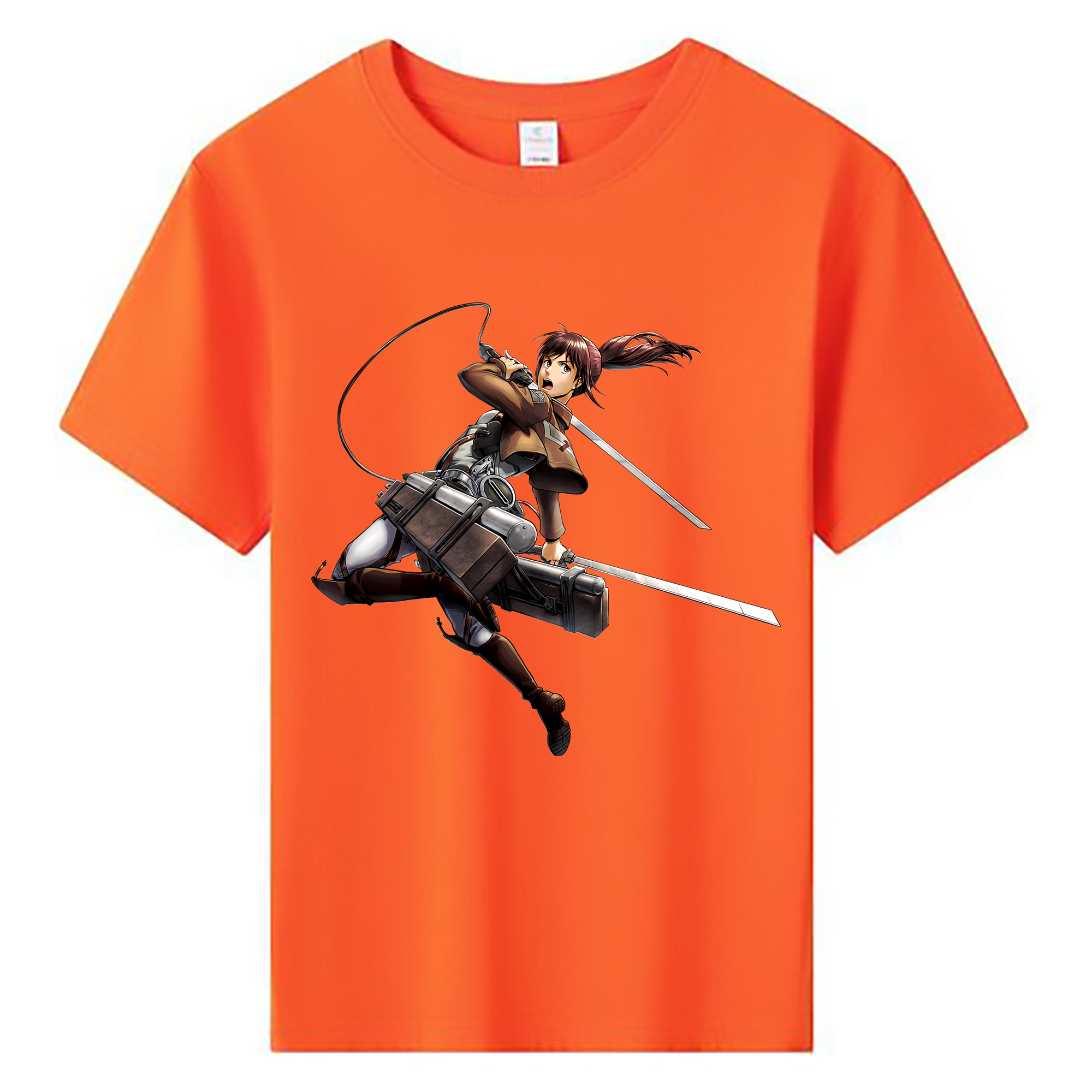 （画像用） 進撃の巨人 サシャ·ブラウス Attack on Titan Sasha Blaus 綿100％キッズTシャツ（フロントプリント）
