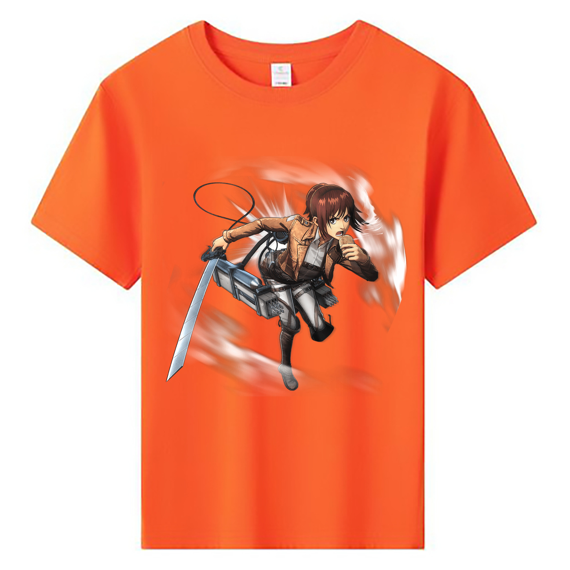 （画像用） 進撃の巨人 サシャ·ブラウス Attack on Titan Sasha Blaus 綿100％キッズTシャツ（フロントプリント）