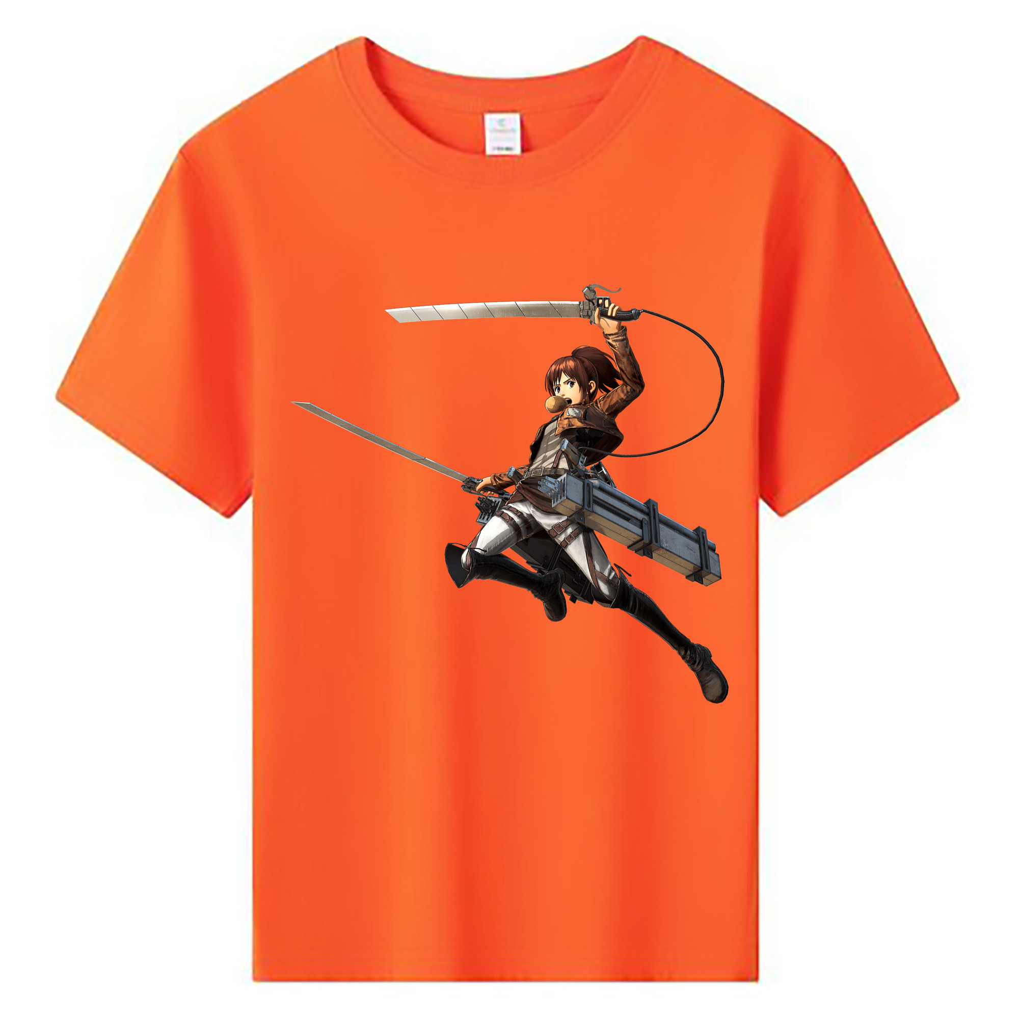 （画像用） 進撃の巨人 サシャ·ブラウス Attack on Titan Sasha Blaus 綿100％キッズTシャツ（フロントプリント）