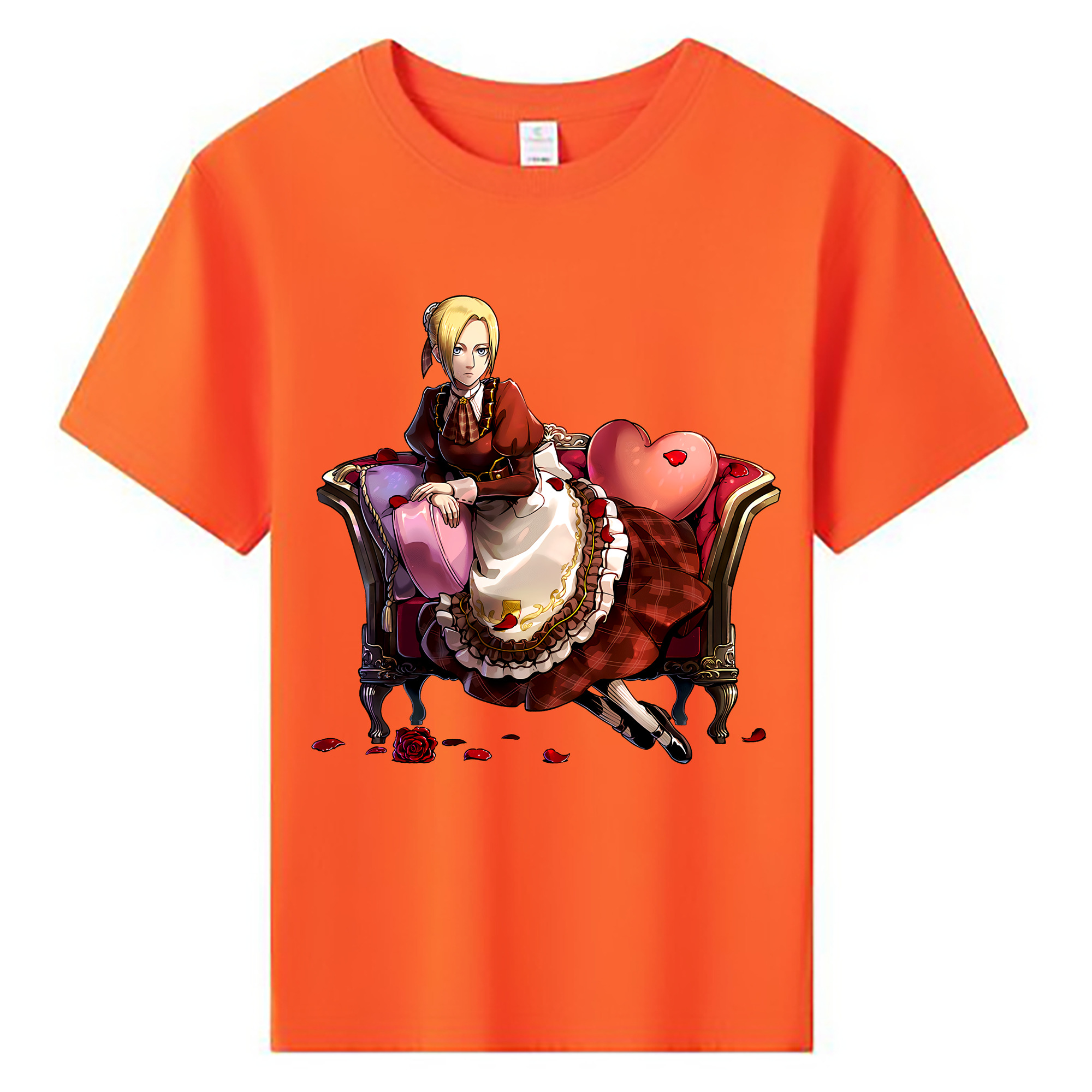 （画像用） 進撃の巨人 アニ・レオンハート Attack on Titan Annie Leonhart 綿100％キッズTシャツ（フロントプリント）