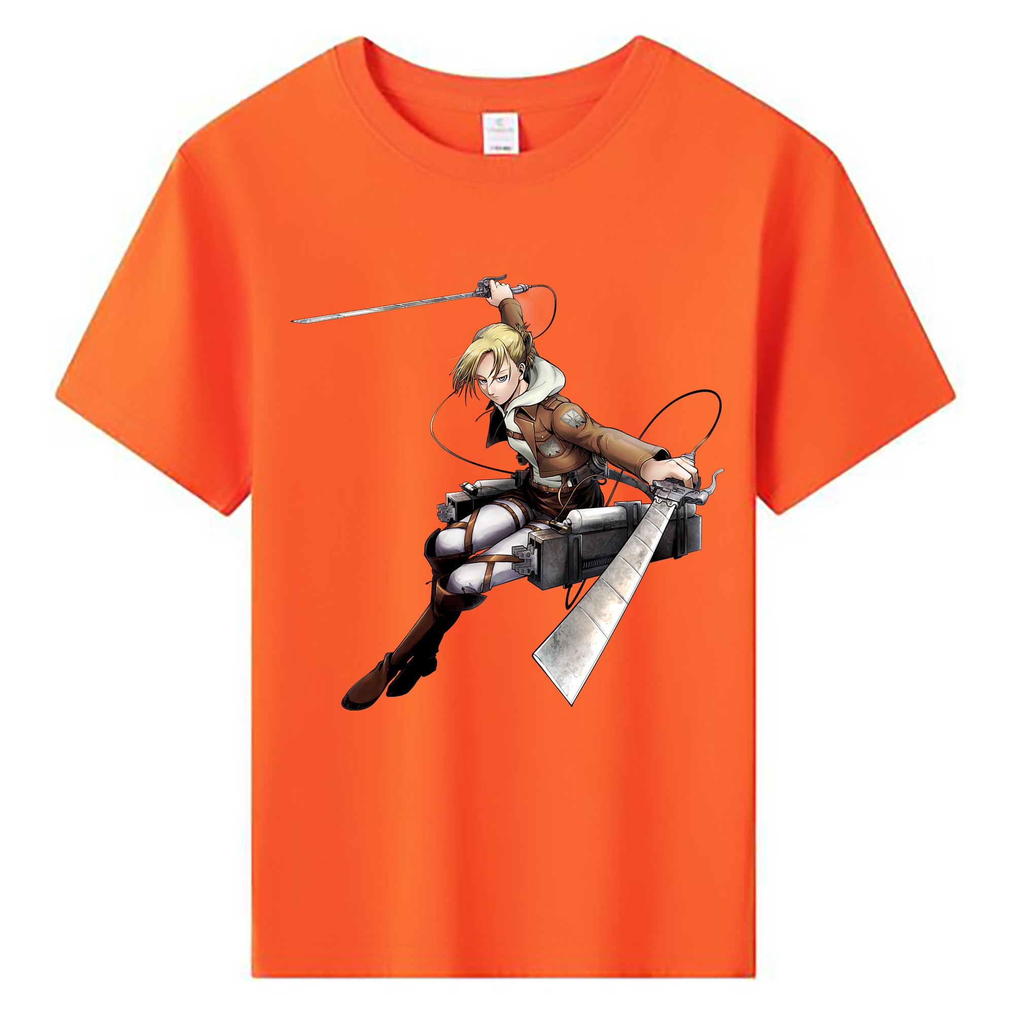（画像用） 進撃の巨人 アニ・レオンハート Attack on Titan Annie Leonhart 綿100％キッズTシャツ（フロントプリント）
