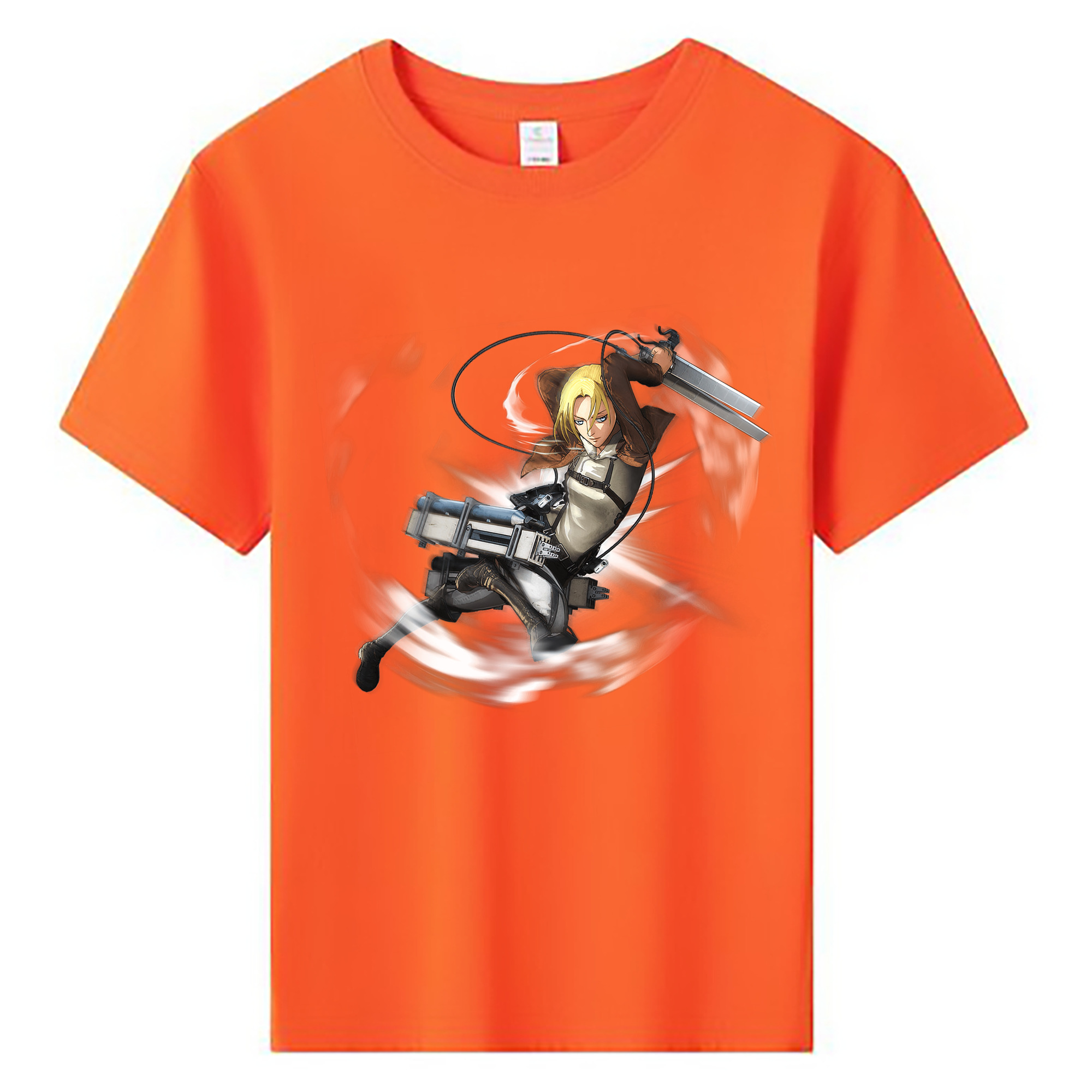 （画像用） 進撃の巨人 アニ・レオンハート Attack on Titan Annie Leonhart 綿100％キッズTシャツ（フロントプリント）