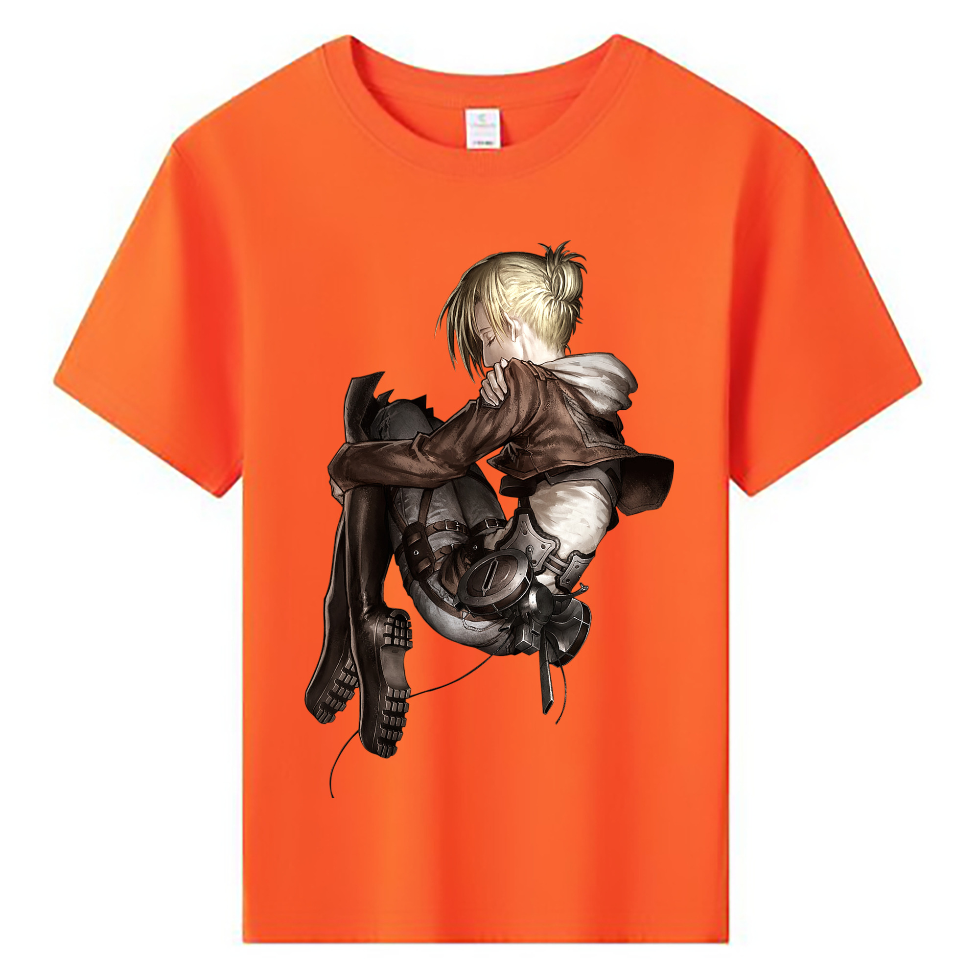 （画像用） 進撃の巨人 アニ・レオンハート Attack on Titan Annie Leonhart 綿100％キッズTシャツ（フロントプリント）