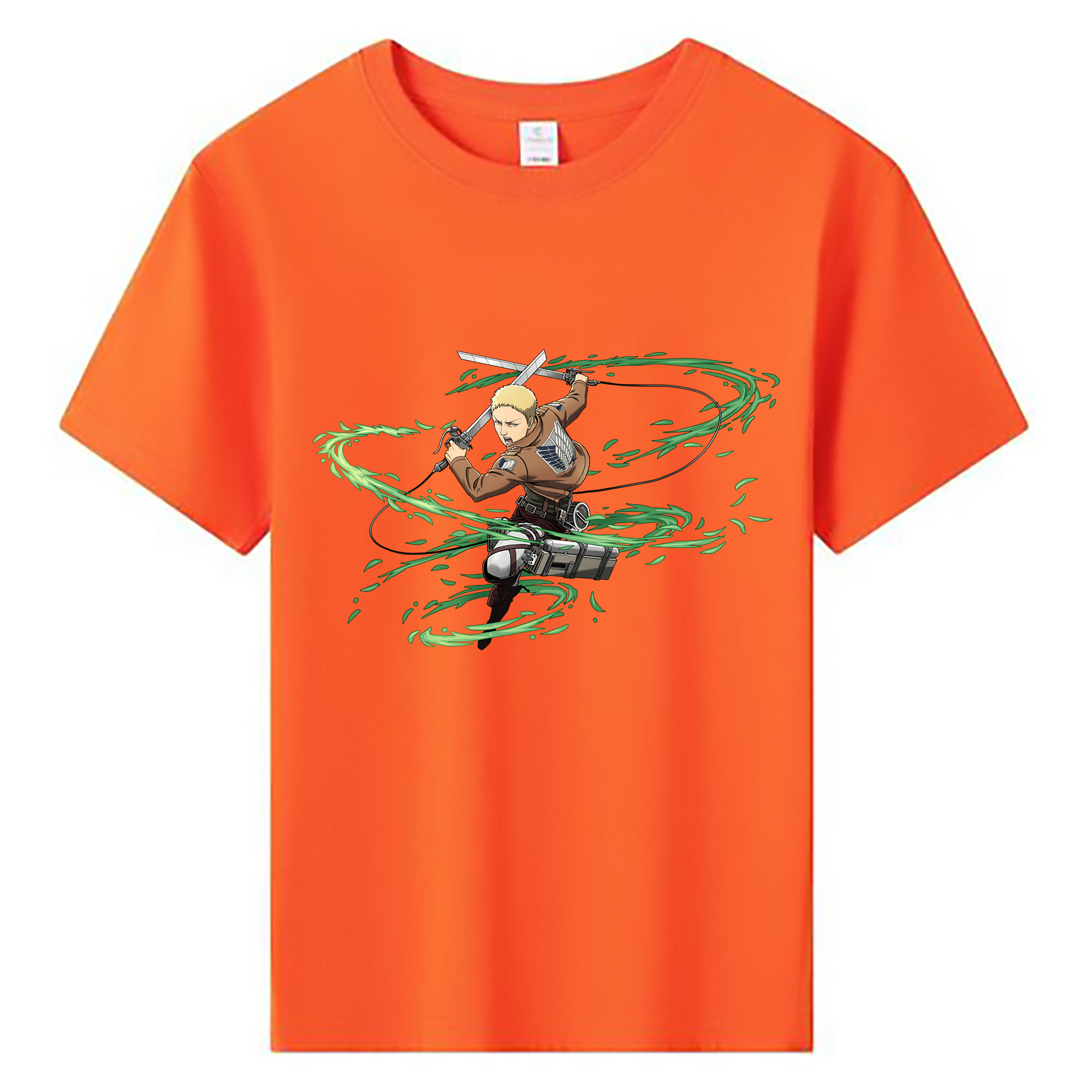 （画像用） 進撃の巨人 ライナー・ブラウン Attack on Titan Reiner Braun 綿100％キッズTシャツ（フロントプリント）
