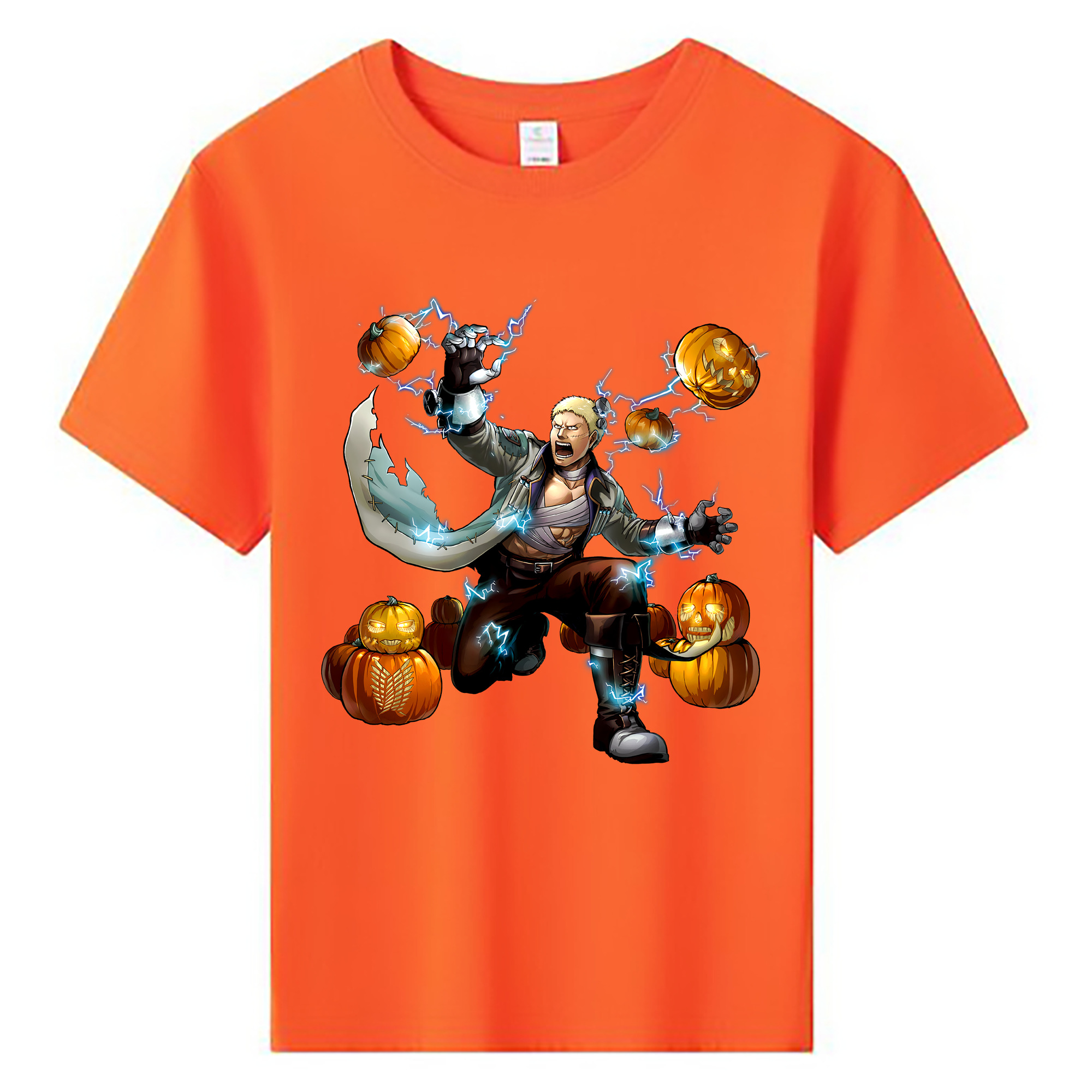 （画像用） 進撃の巨人 ライナー・ブラウン Attack on Titan Reiner Braun 綿100％キッズTシャツ（フロントプリント）