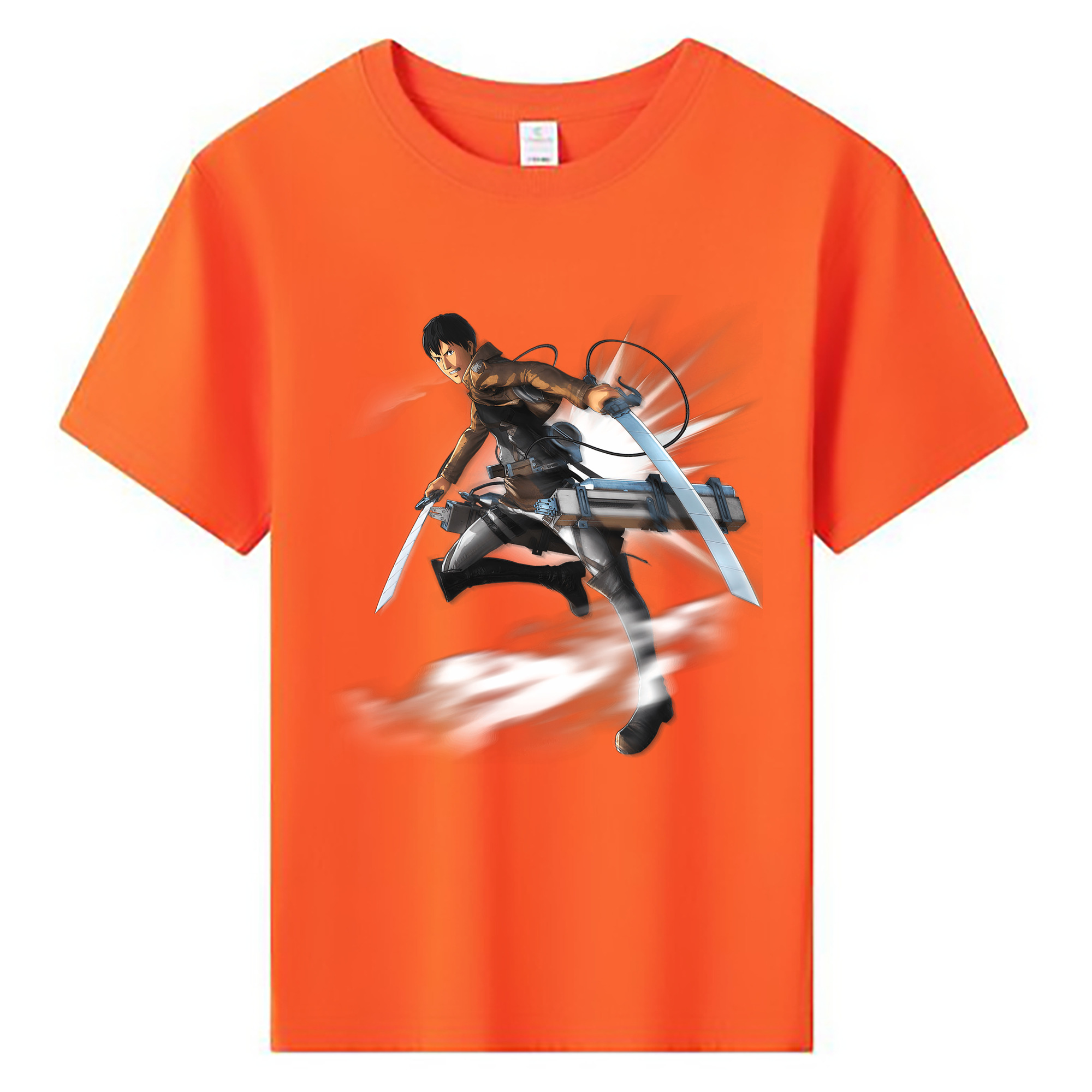 （画像用） 進撃の巨人 ベルトルト・フーバー Attack on Titan Bertholdt Hoover 綿100％キッズTシャツ（フロントプリント）