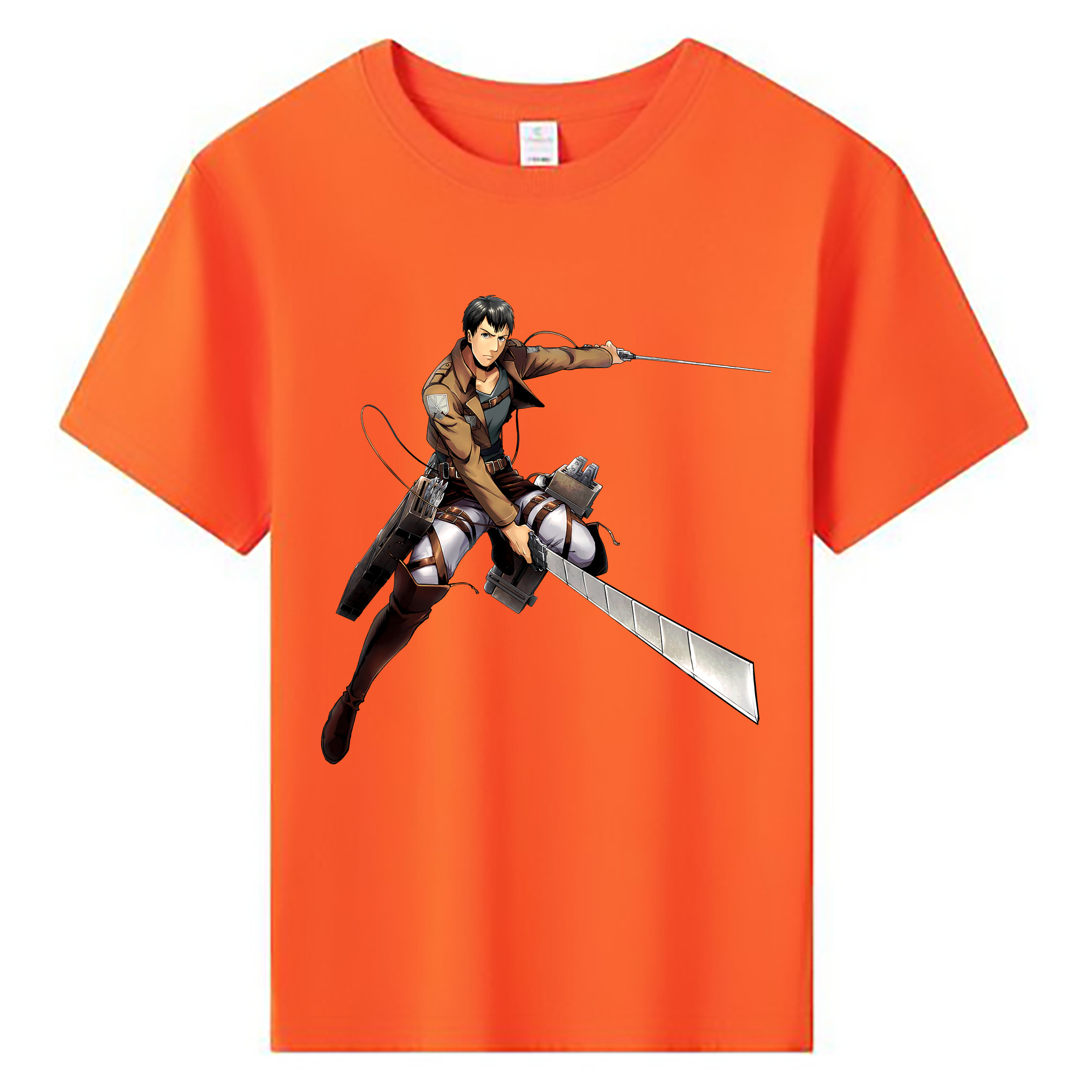 （画像用） 進撃の巨人 ベルトルト・フーバー Attack on Titan Bertholdt Hoover 綿100％キッズTシャツ（フロントプリント）