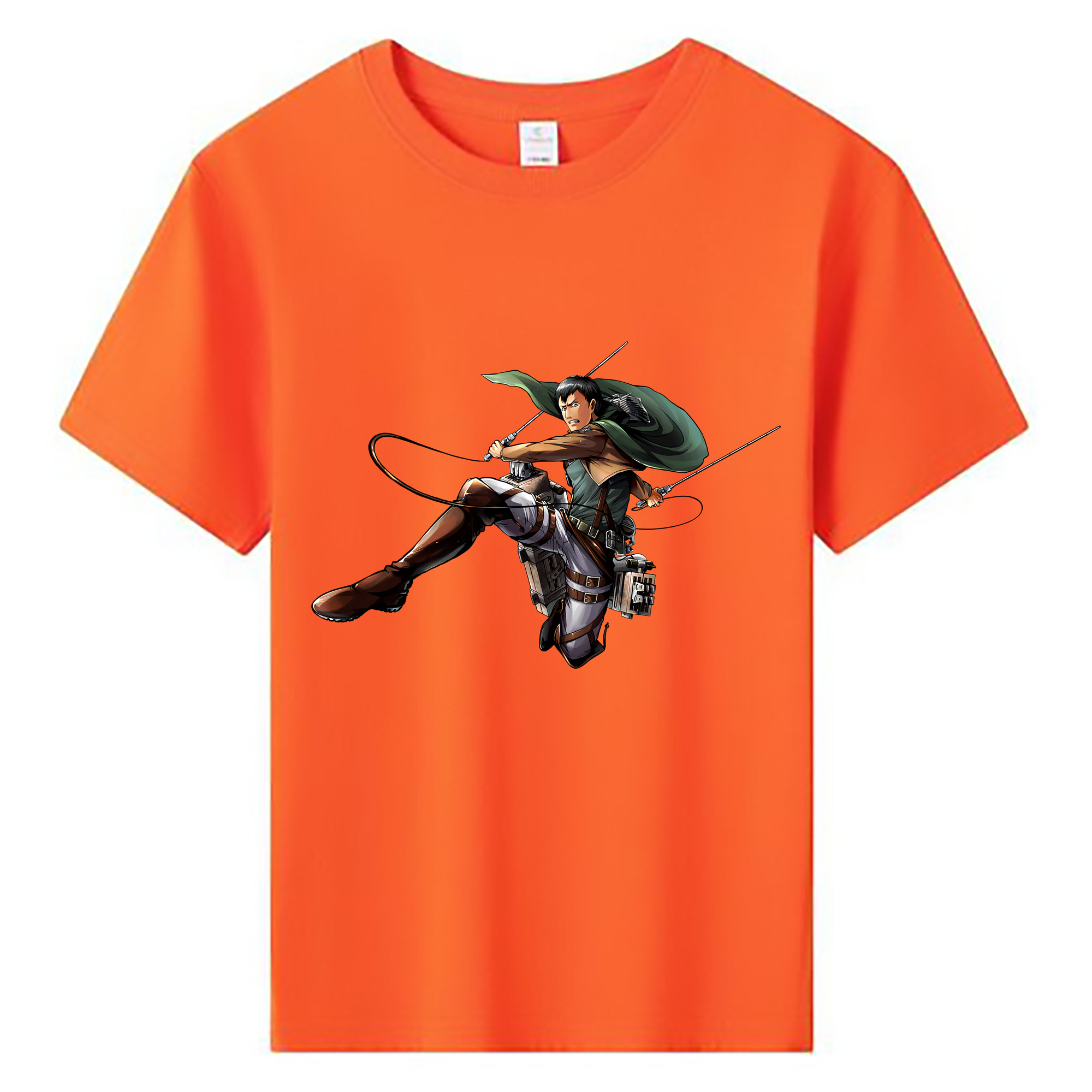 （画像用） 進撃の巨人 ベルトルト・フーバー Attack on Titan Bertholdt Hoover 綿100％キッズTシャツ（フロントプリント）
