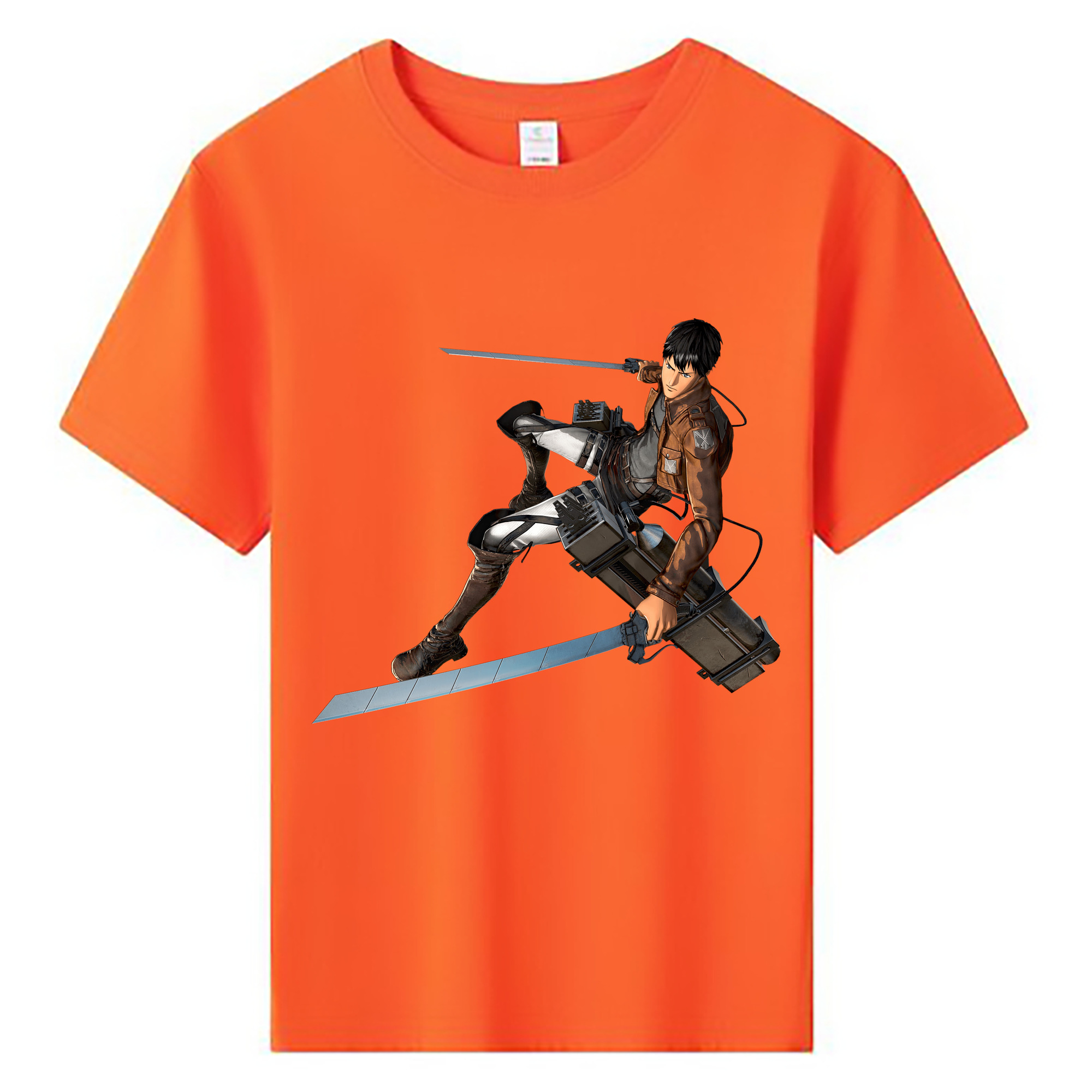 （画像用） 進撃の巨人 ベルトルト・フーバー Attack on Titan Bertholdt Hoover 綿100％キッズTシャツ（フロントプリント）